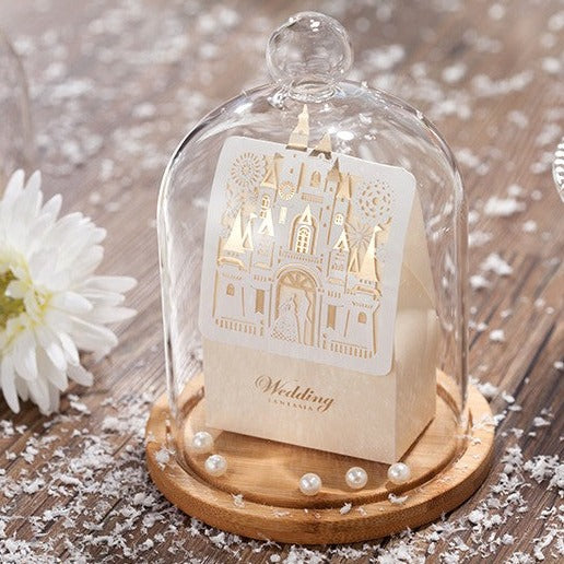 Wedding Favours and Gifts for Guests Laser cut Paper Candy Box, Wedding Decoration