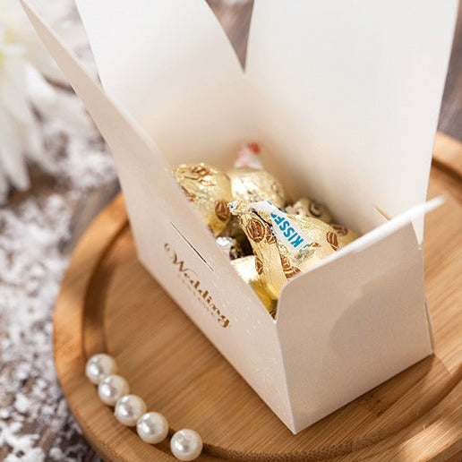Wedding Favours and Gifts for Guests Laser cut Paper Candy Box, Wedding Decoration