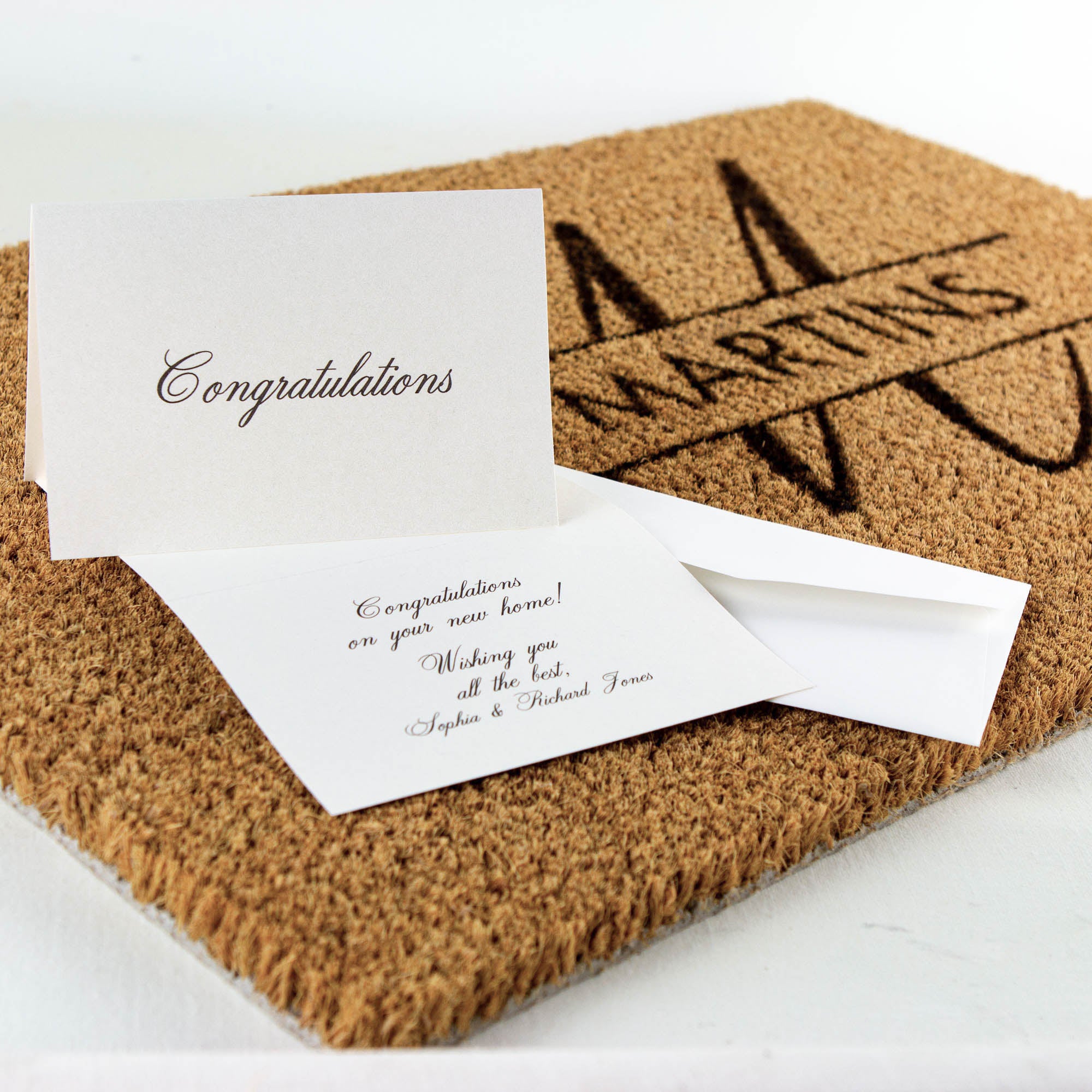 Personalised Initial Doormat - Monogram, Initial