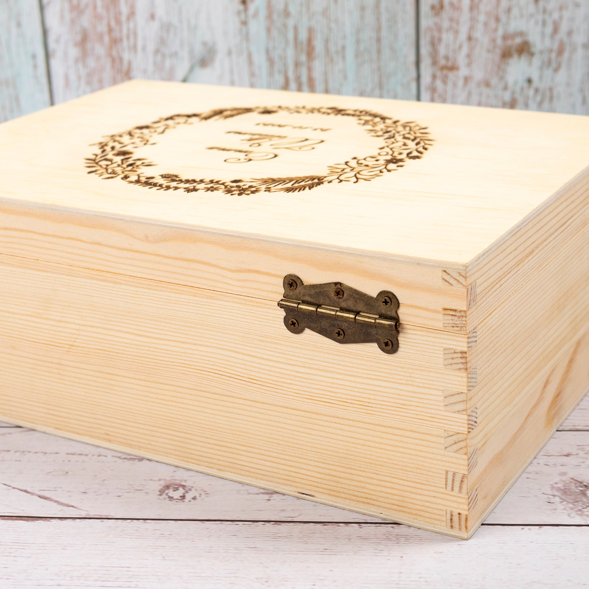 Personalised Wooden Keepsake box, New Baby Mom Gift