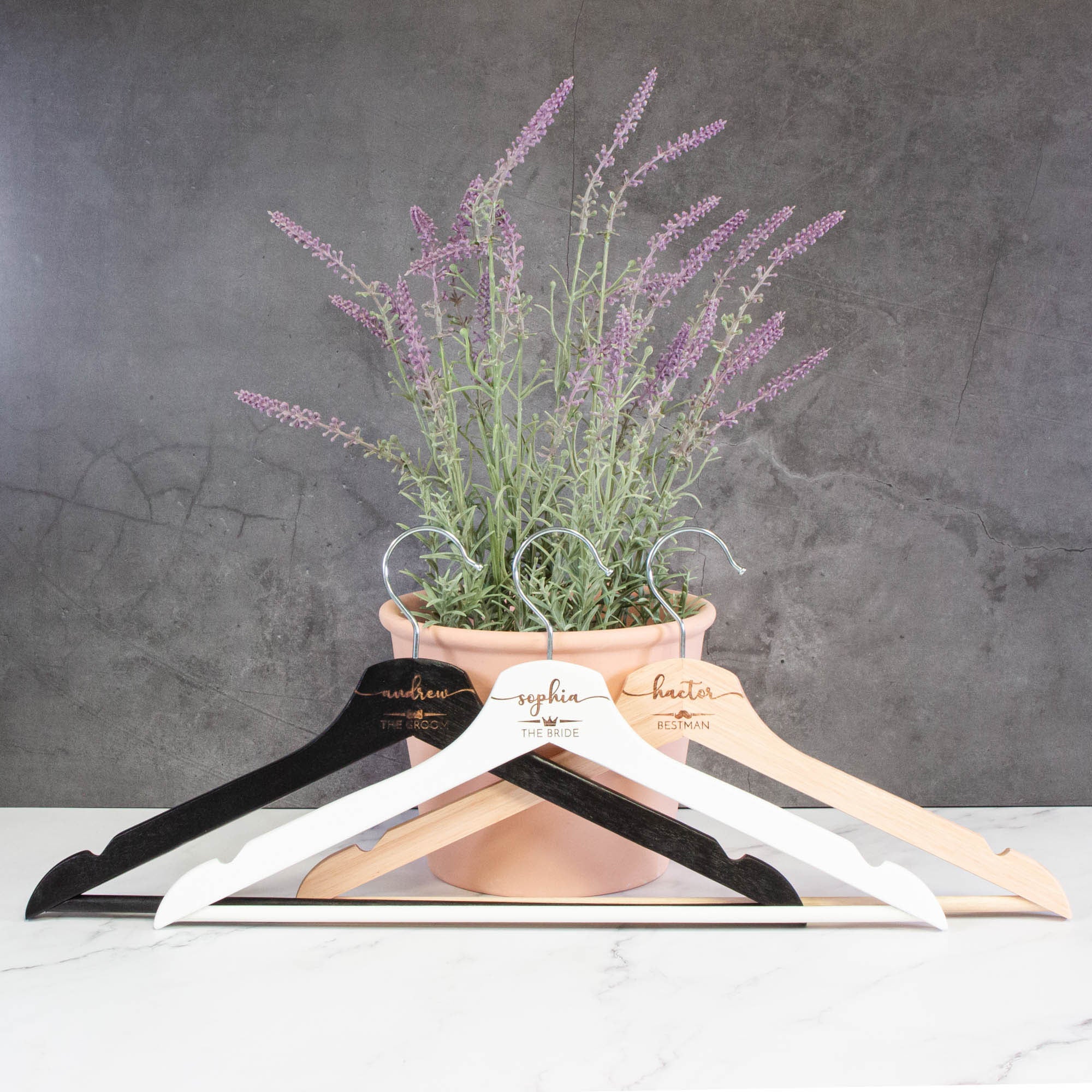 Personalised Coat Hanger, Bridesmaid Dress Hanger, Wedding Dress Hanger