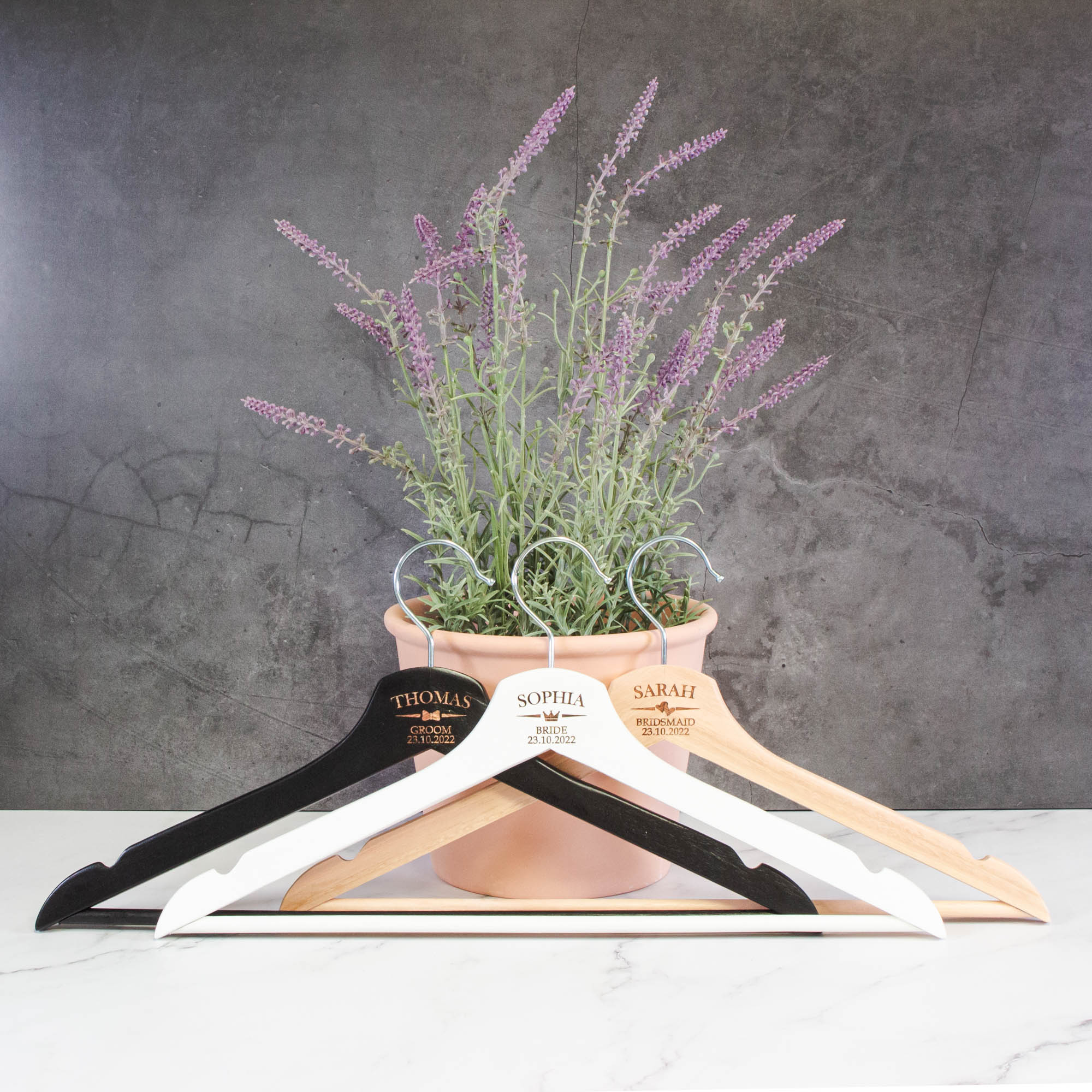 Personalised Coat Hanger, Bridesmaid Dress Hanger, Wedding Dress Hanger