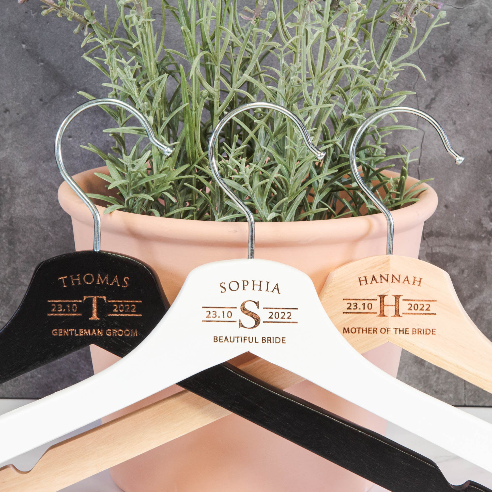 Personalised Coat Hanger, Bridesmaid Dress Hanger, Wedding Dress Hanger