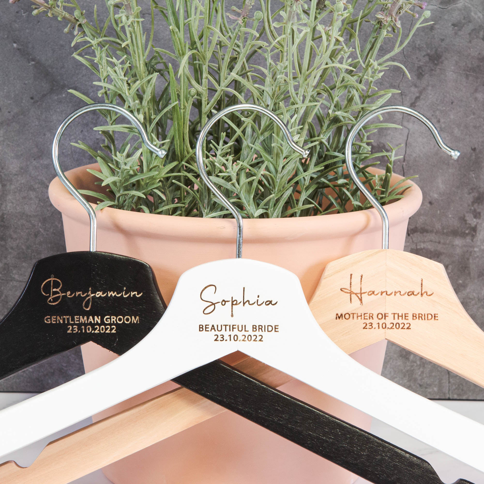 Personalised Coat Hanger, Bridesmaid Dress Hanger, Wedding Dress Hanger