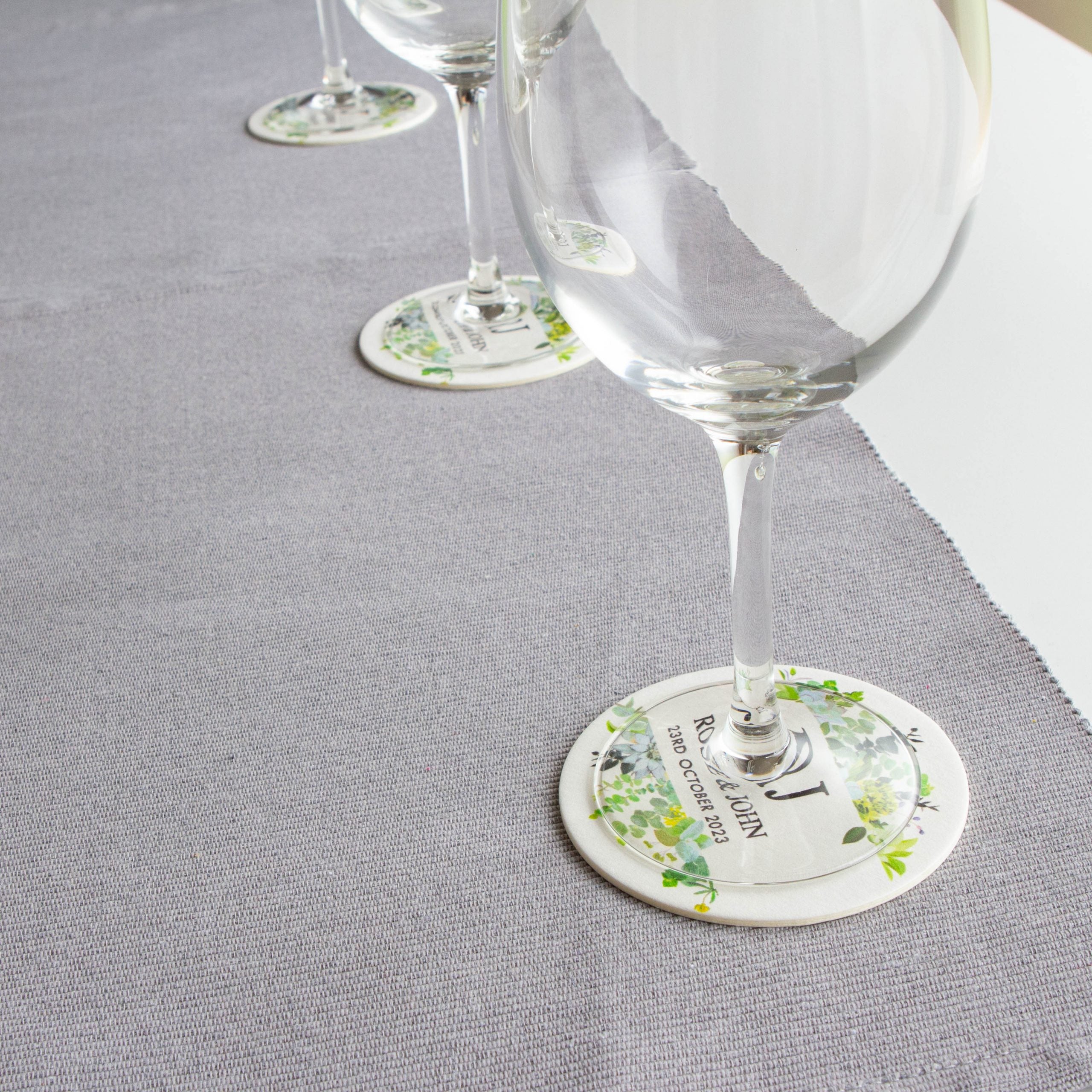 Custom printed Coasters - Bachelorette Party, Bespoke Coaster, Wedding party favour bomboniere, place card