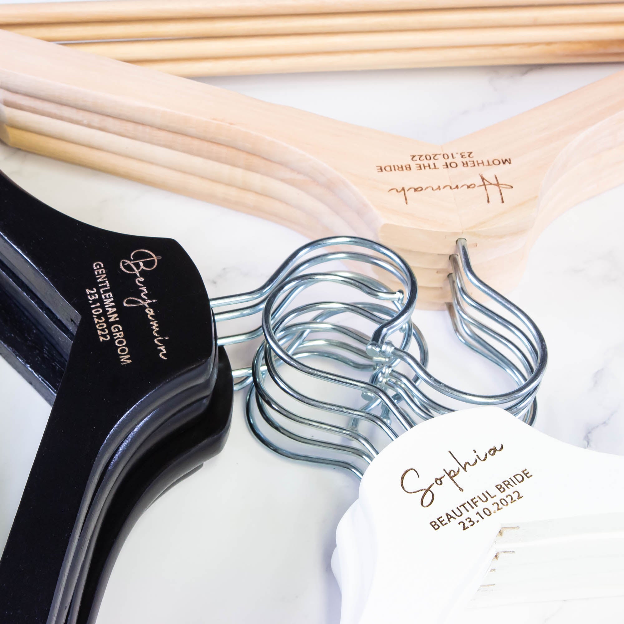 Personalised Coat Hanger, Bridesmaid Dress Hanger, Wedding Dress Hanger