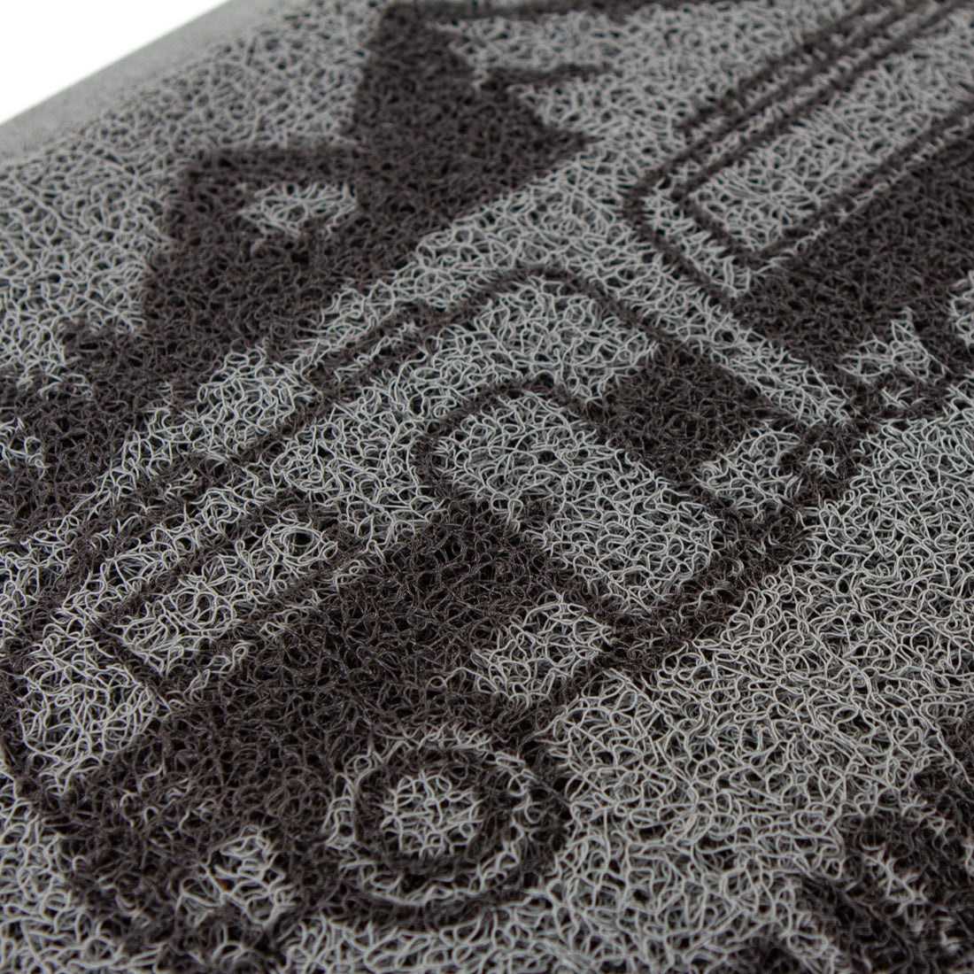 Personalised Custom Coil in Grey Colour, Happy Camper & Caravan Door Mat