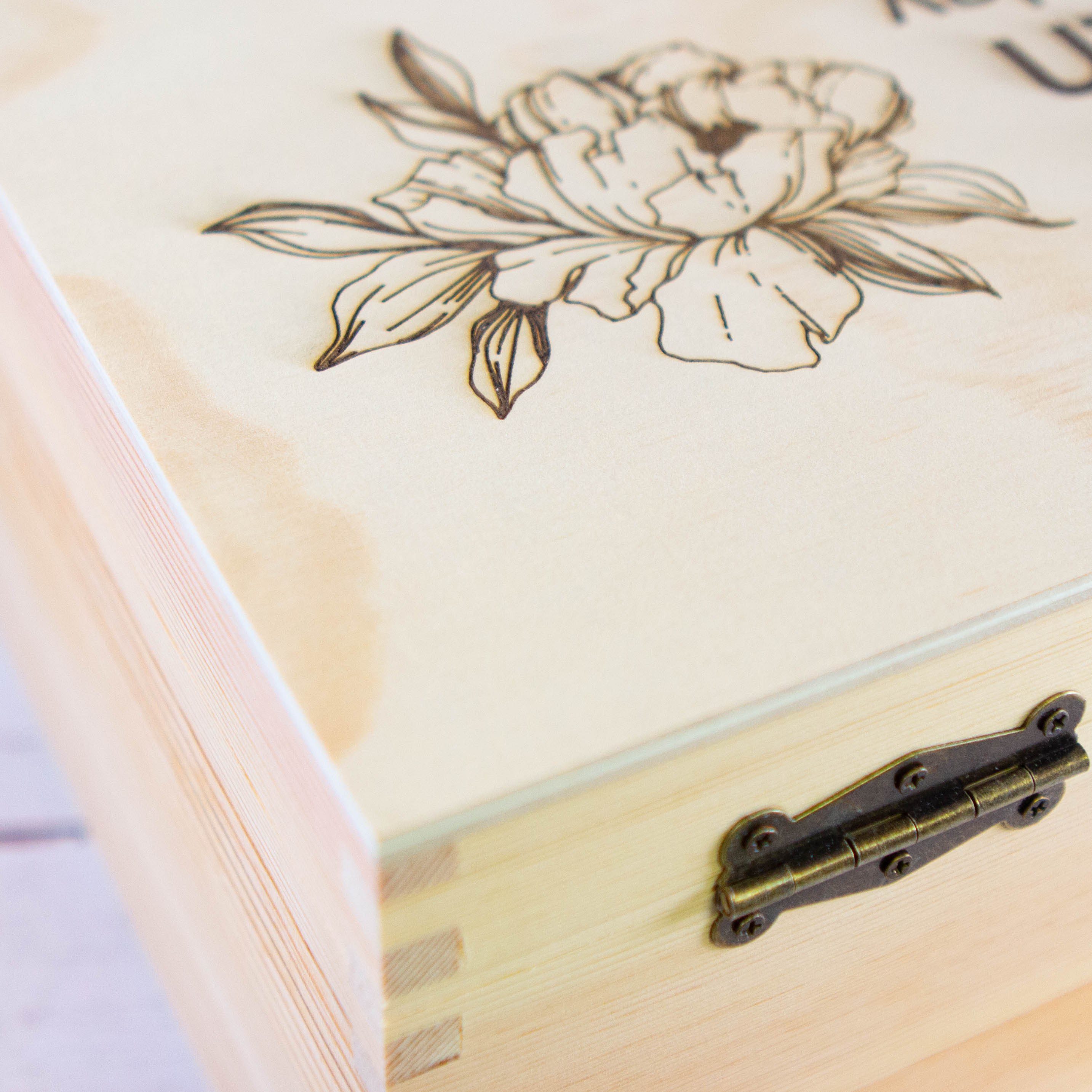 Personalised Wooden Keepsake box, Birthday Gift