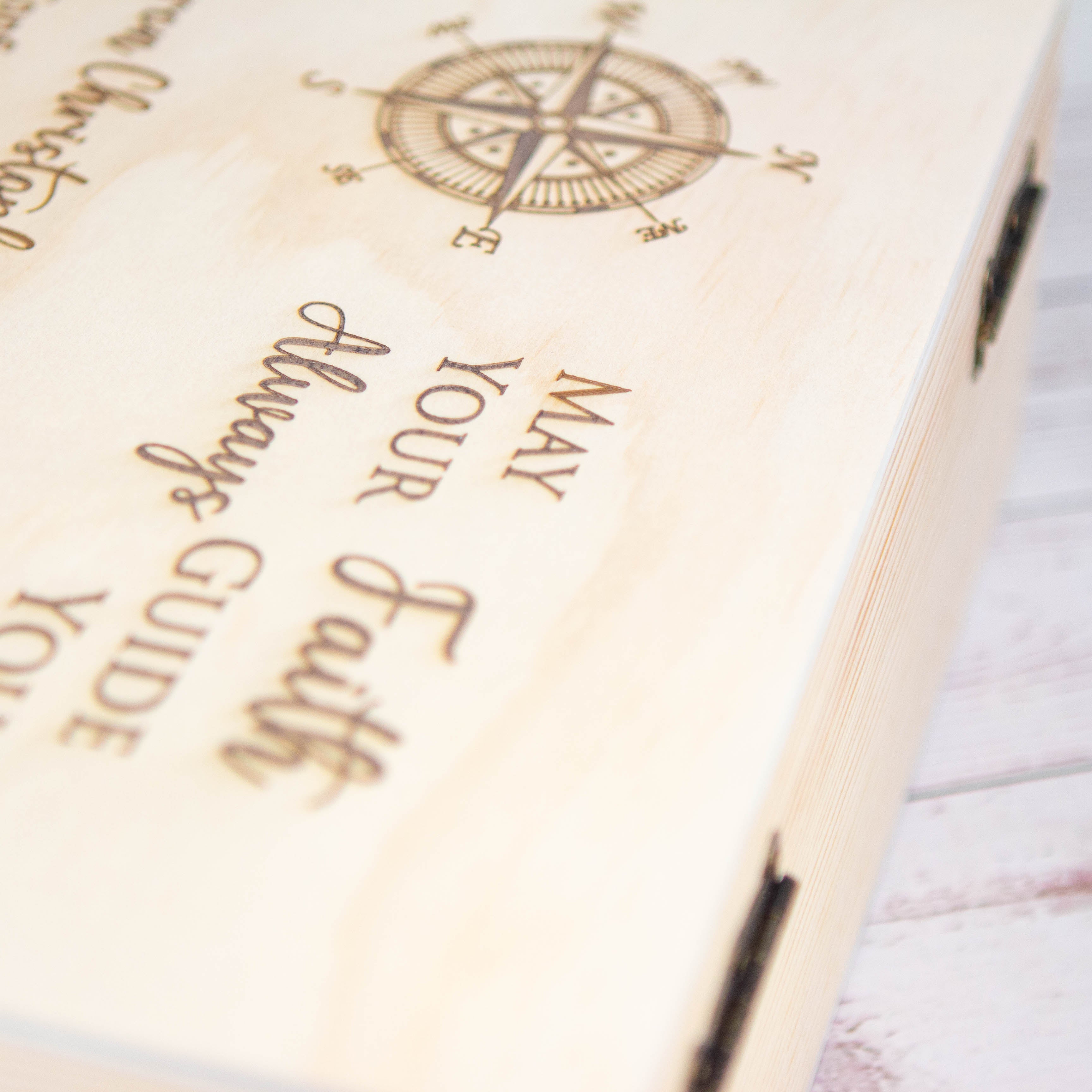Personalised Wooden Keepsake box, Baptism Boy Gift