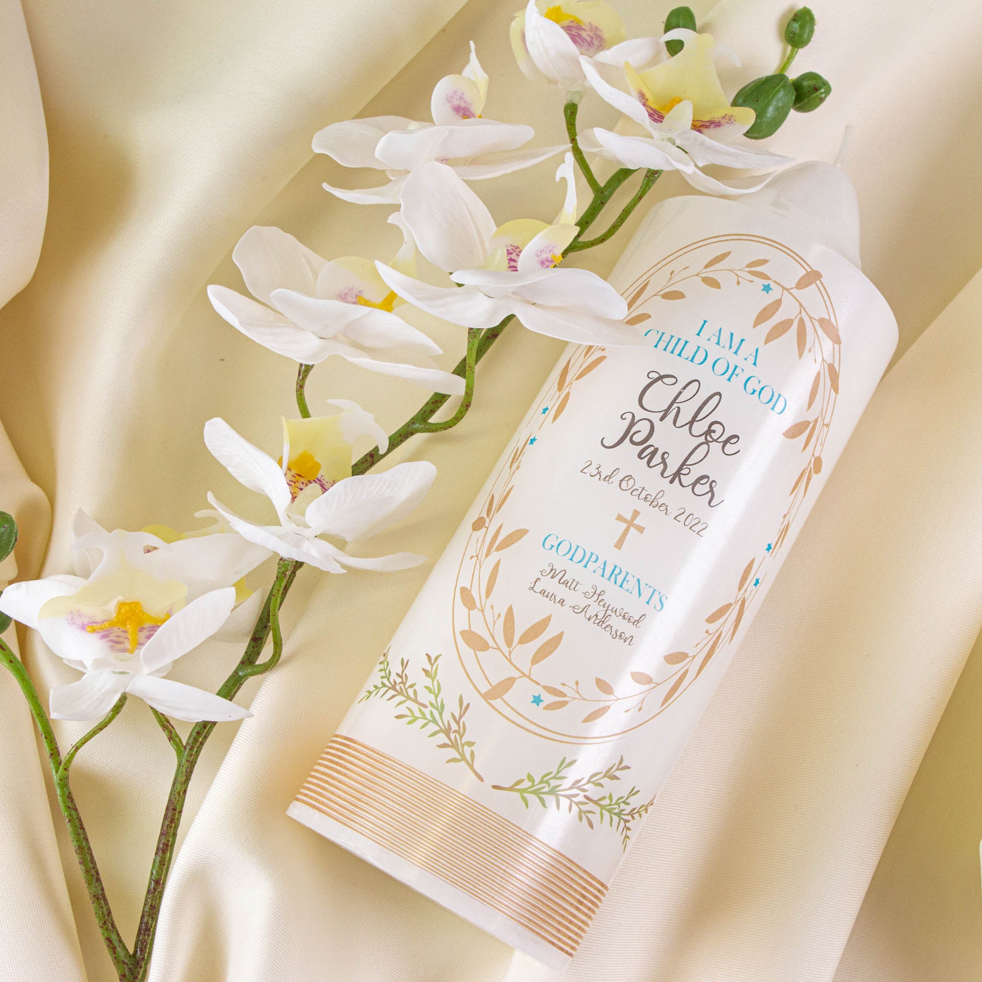 Personalised Baptism Christening Candle