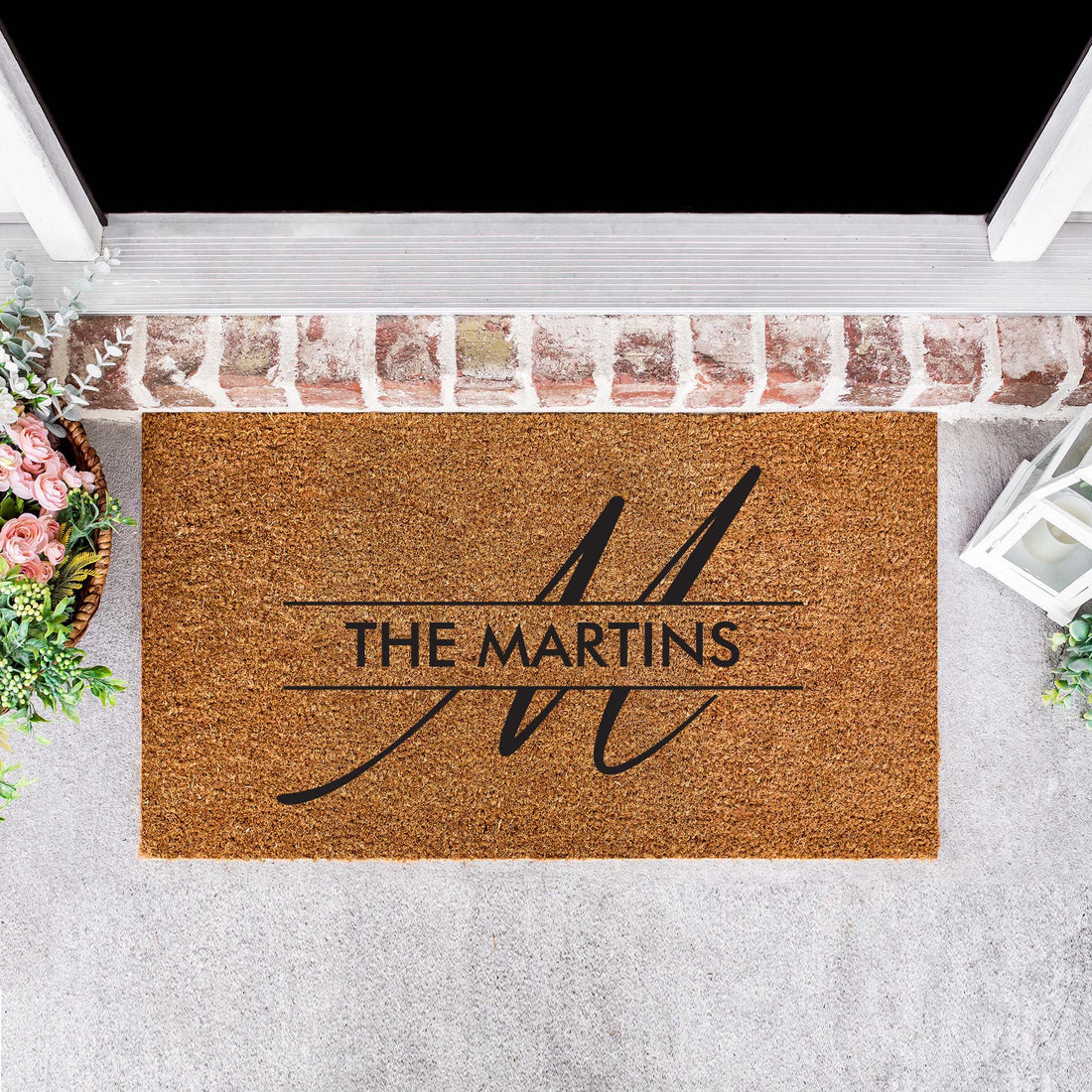 Personalised Initial Doormat-Welcome Door Mat-Custom Door Mat, New Home Gift-Personalised Gift-Custom Gift-Housewarming Gift-Bride Gift