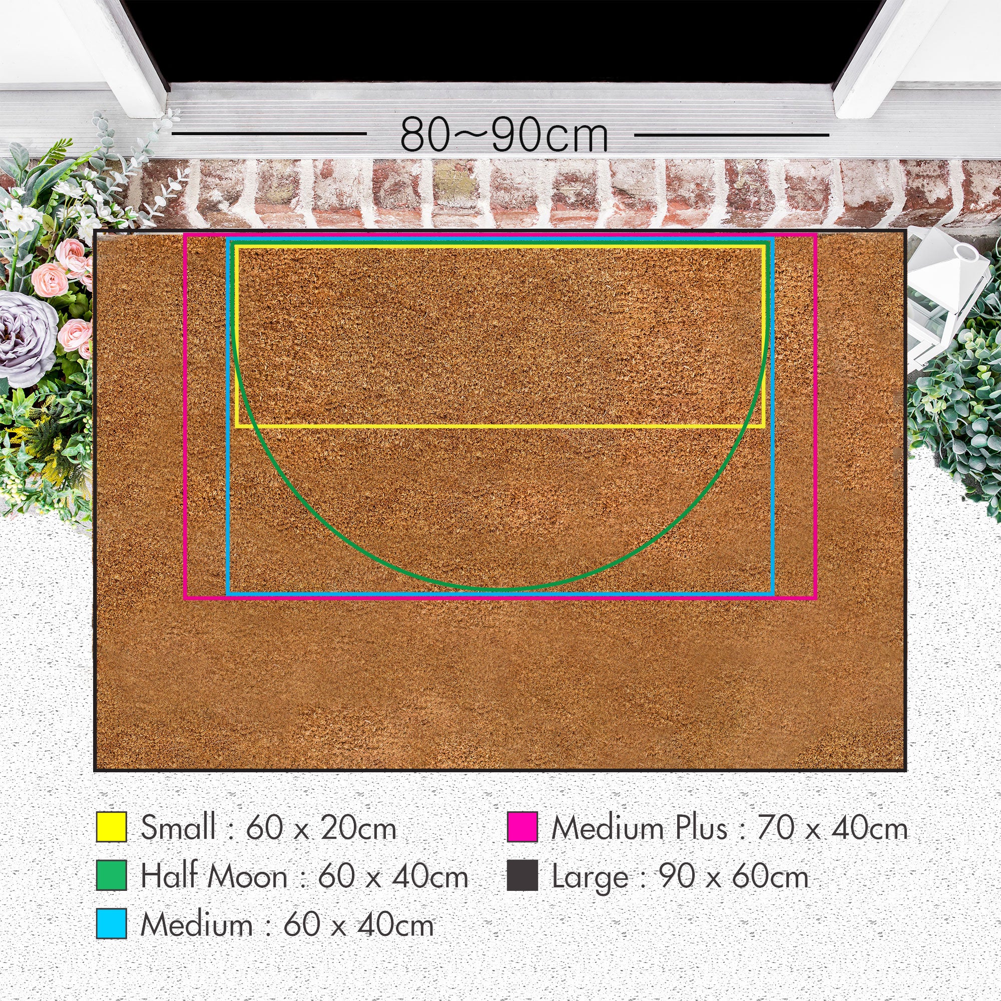 Personalised Initial Doormat - Monogram, Initial