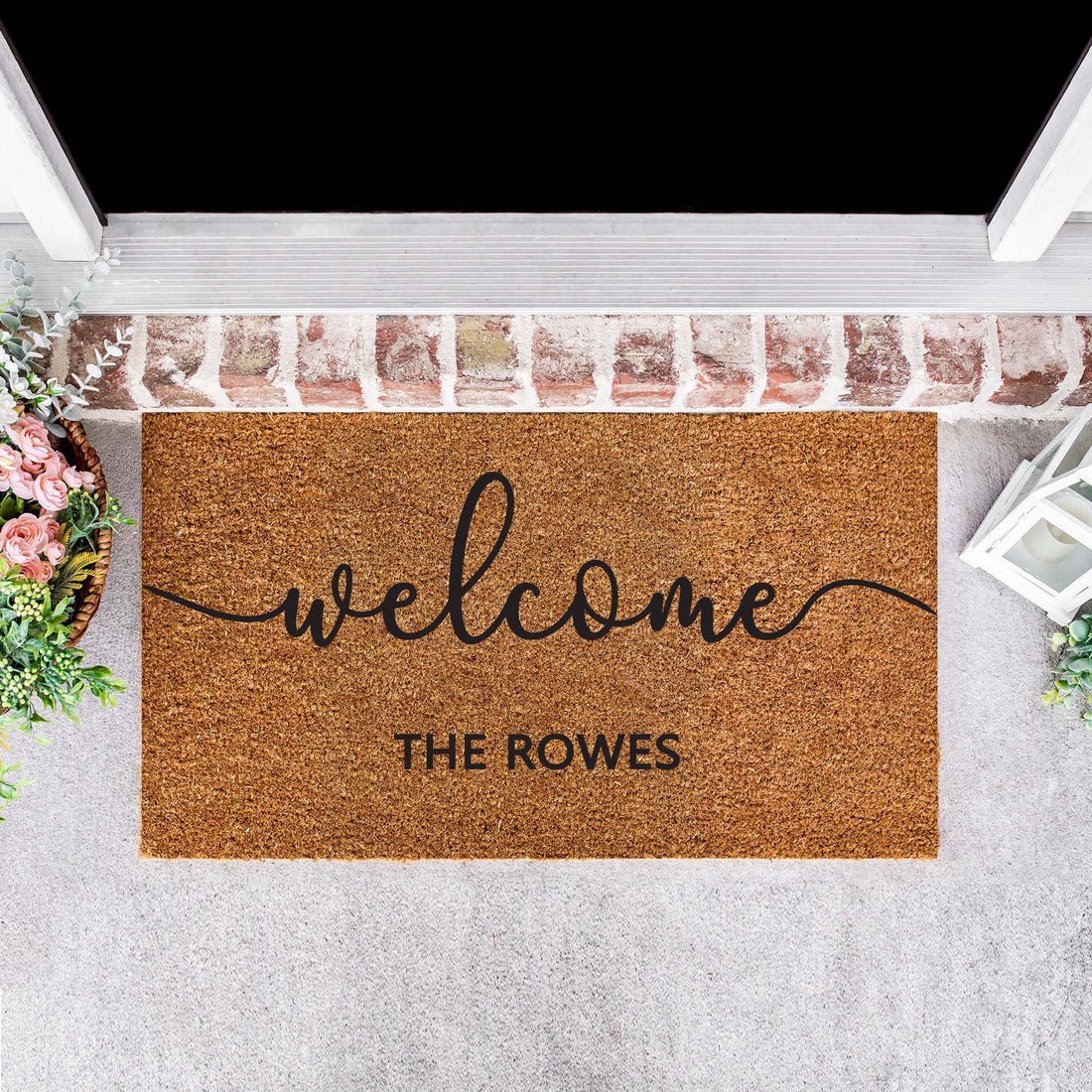 Personalised Name Doormat-Welcome Door Mat-Custom Door Mat, New Home Gift Doormat-Personalised Gift-Custom Gift-Housewarming Gift-Bride Gift