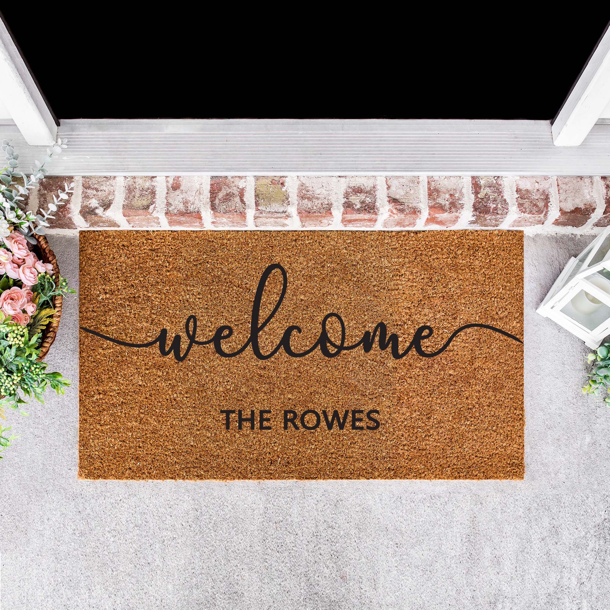 Personalised Name Doormat-Welcome Door Mat-Custom Door Mat, New Home Gift Doormat-Personalised Gift-Custom Gift-Housewarming Gift-Bride Gift