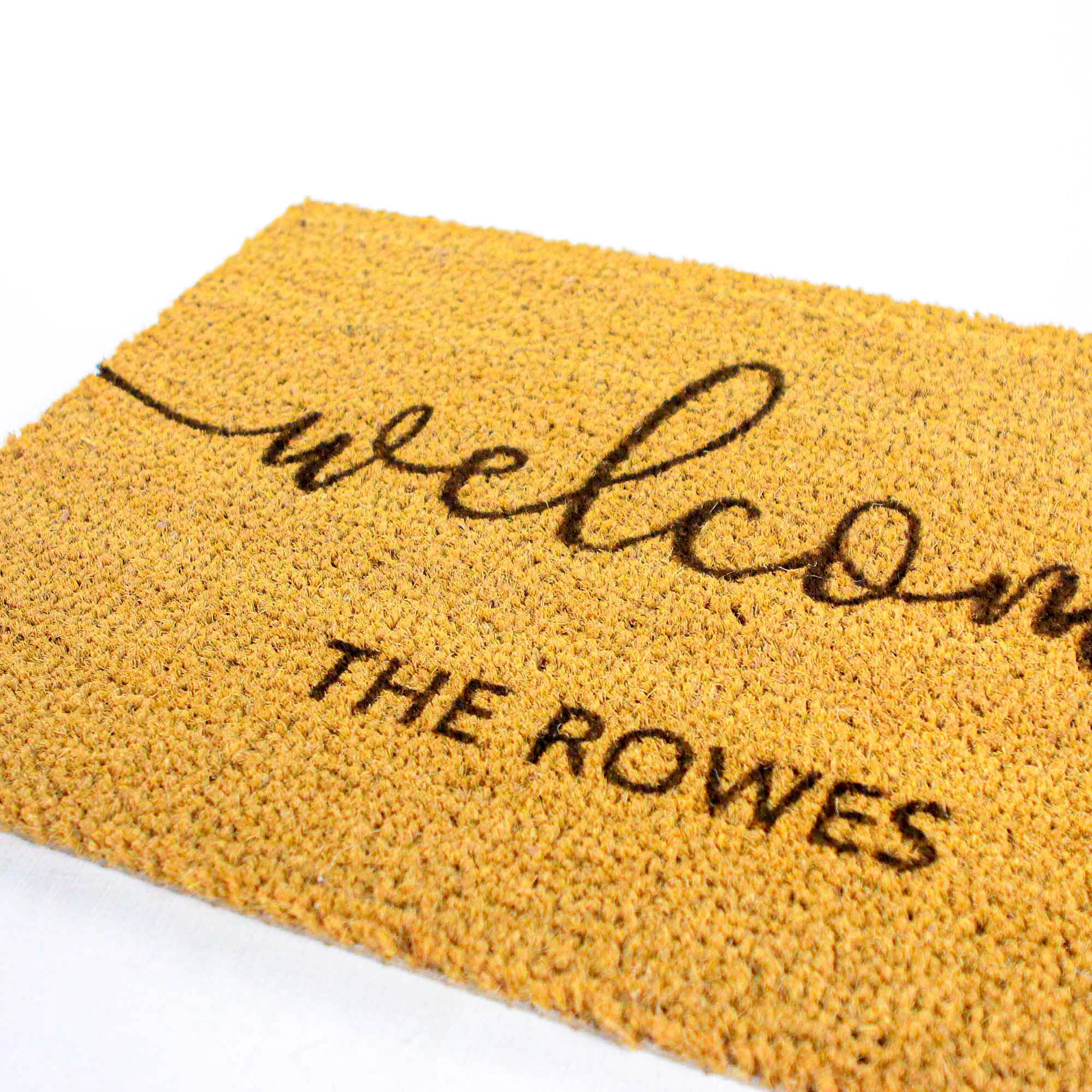 Personalised Welcome Family Name Doormat, Housewarming Gift