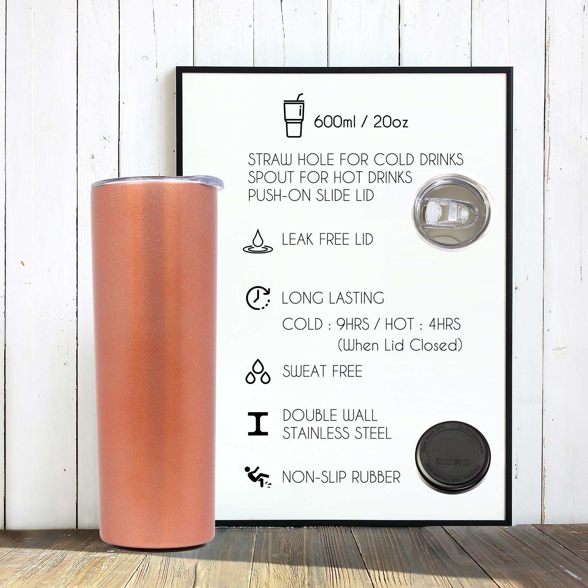 Skinny Tumbler, Personalised gift for Bridesmaid and Birthday, Customised presents for her, Water Bottle with straw, Bridal Party Gift - Personalised tumbler - Younique Gifts Melbourne