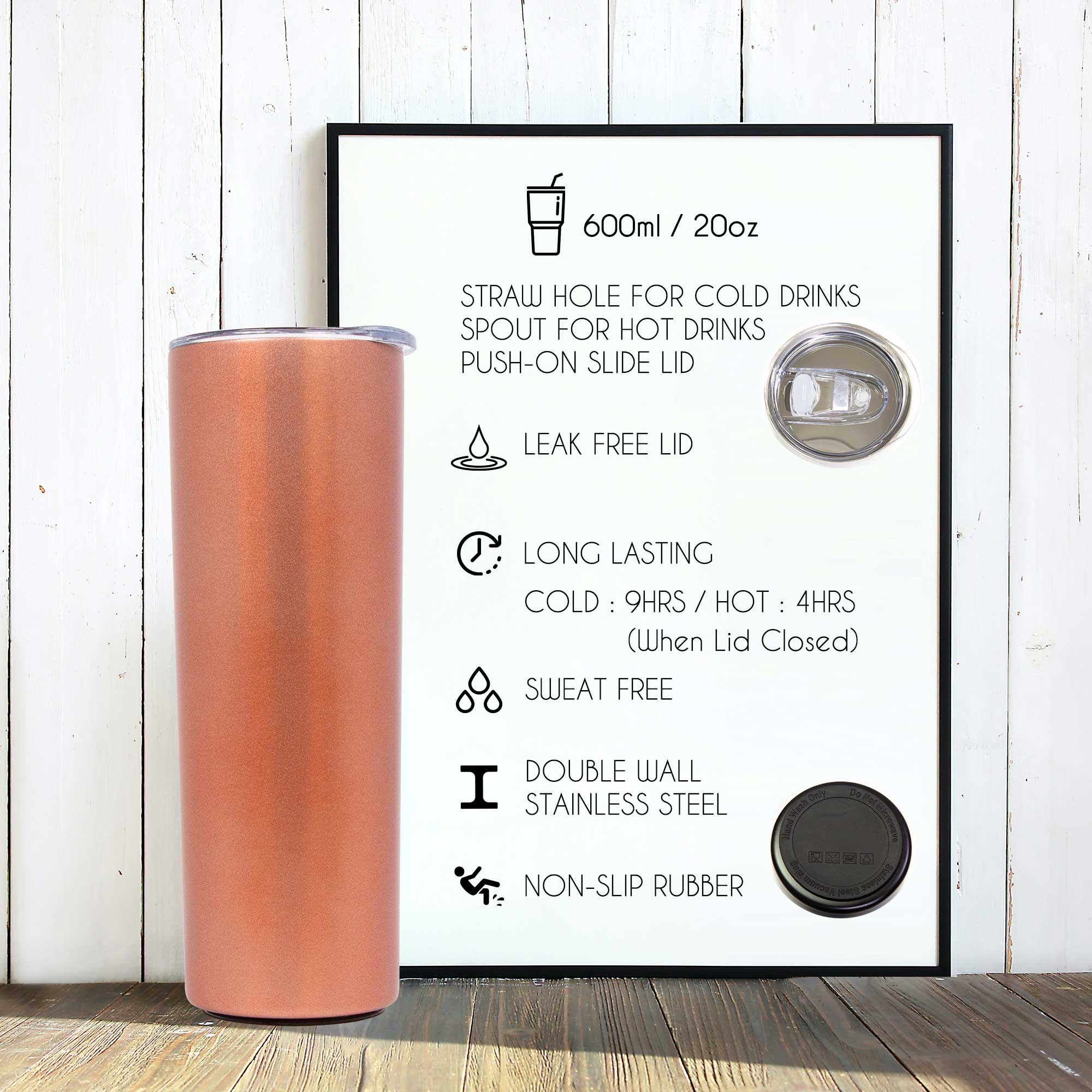 Skinny Tumbler, Personalised gift for Bridesmaid and Birthday, Customised presents for her, Water Bottle with straw, Bridal Party Gift - Personalised tumbler - Younique Gifts Melbourne