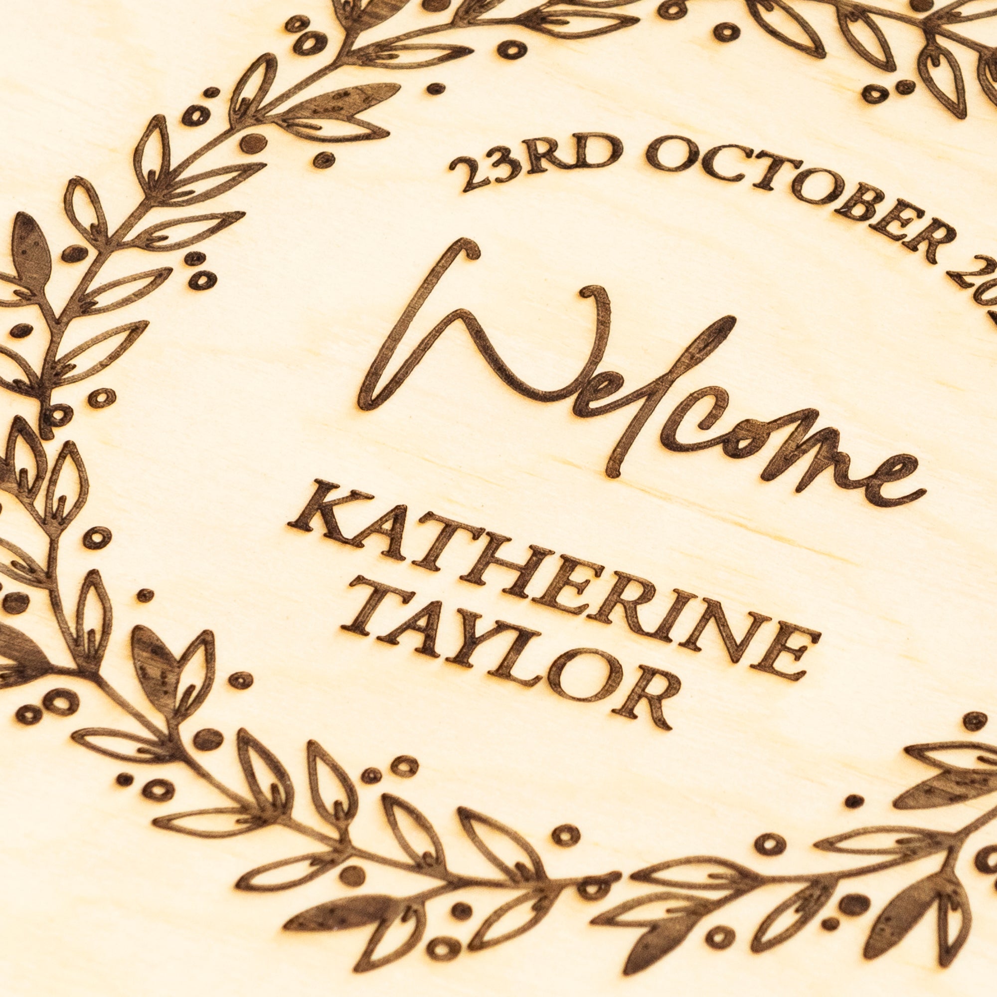 Personalised Wooden Keepsake box, New Baby Mom Gift