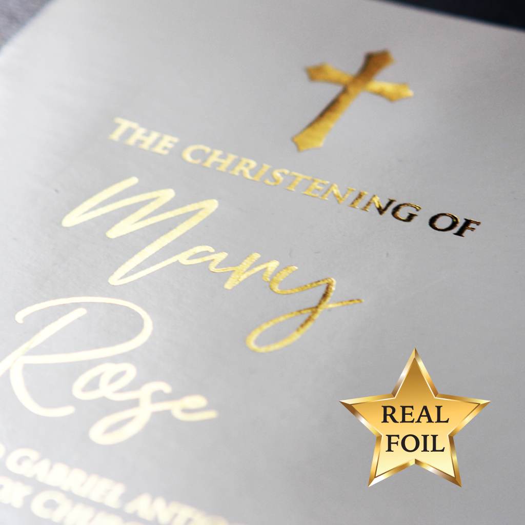 Personalised Real Foil Water-slide Decal. Baptism, Christening, Wedding - Personalised tatoo - Younique Gifts Melbourne