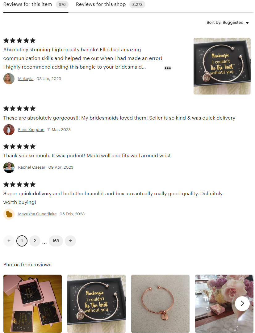 Personalised Initial Bracelet, Bridesmaid Proposal Gift