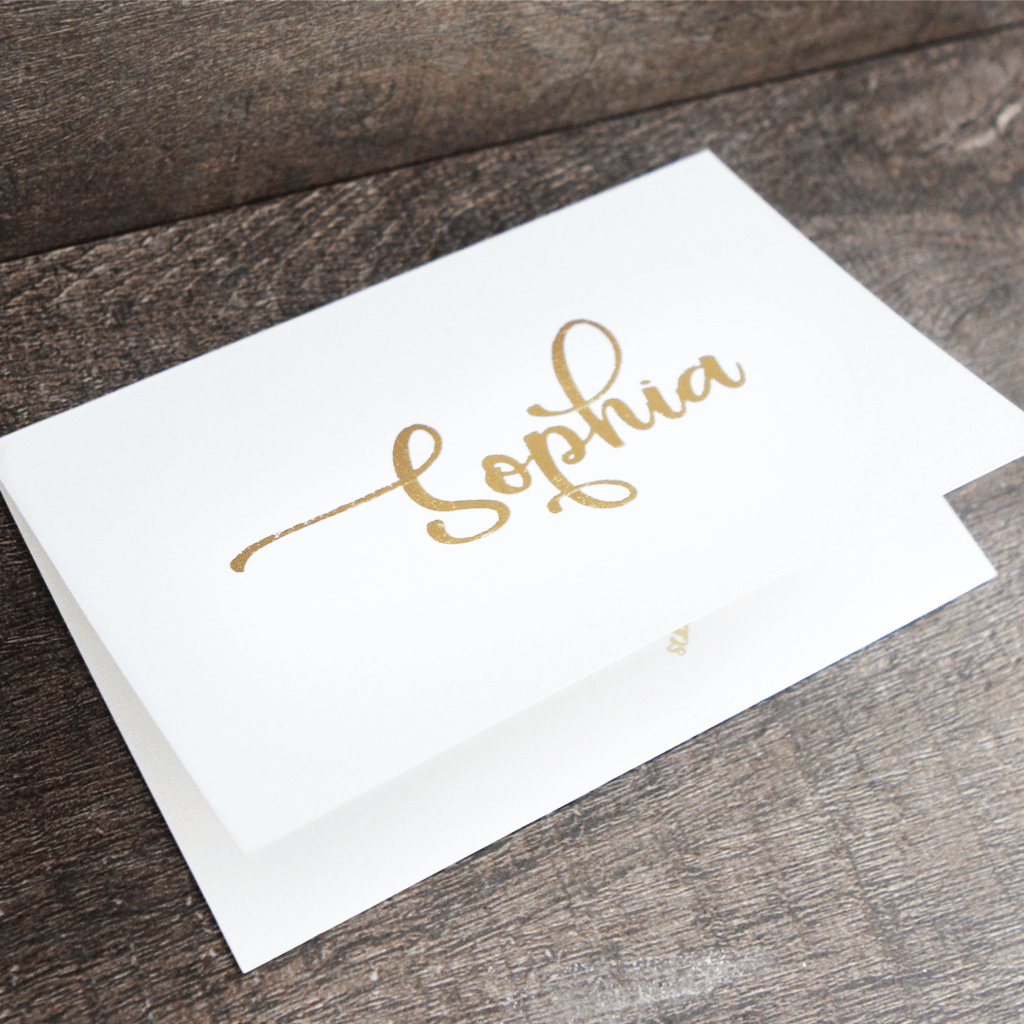 Custom Gold Foil Scratch Off Cards - Personalised Invitation - Younique Gifts Melbourne