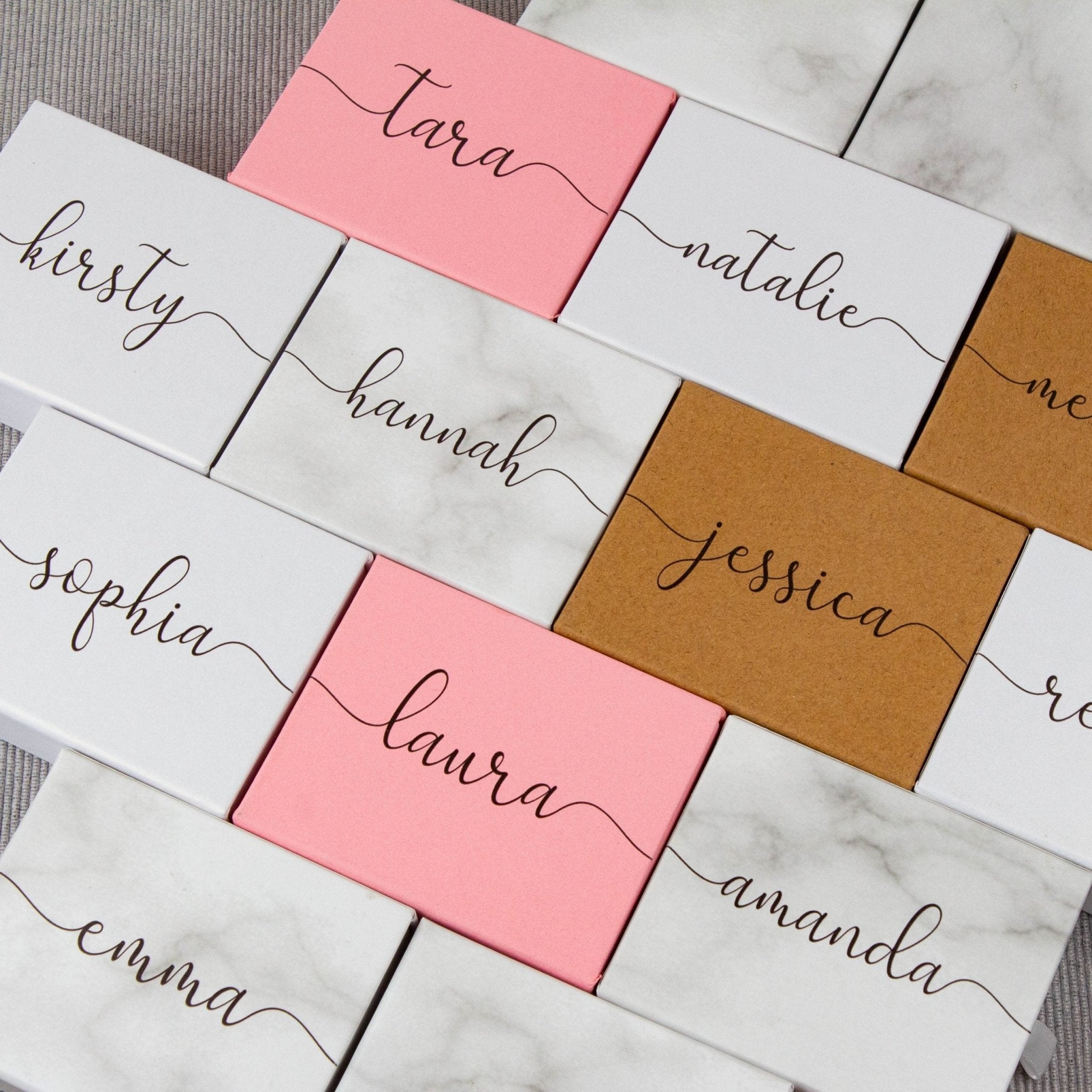 Custom Printed Box, Personalised Jewellery Gift Box Cardboard Drawer - Personalised wedding gift - Younique Gifts Melbourne