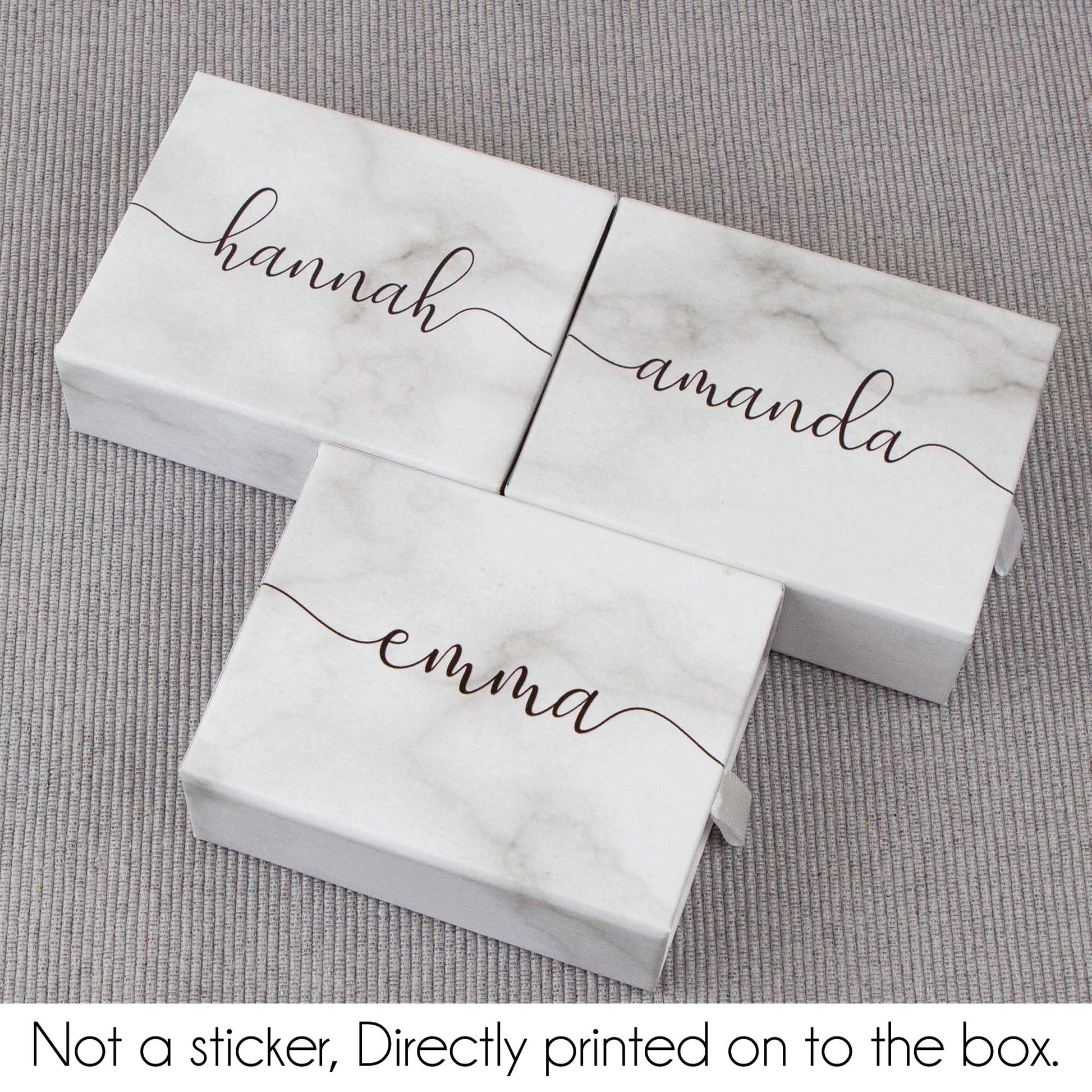 Custom Printed Box, Personalised Jewellery Gift Box Cardboard Drawer - Personalised wedding gift - Younique Gifts Melbourne