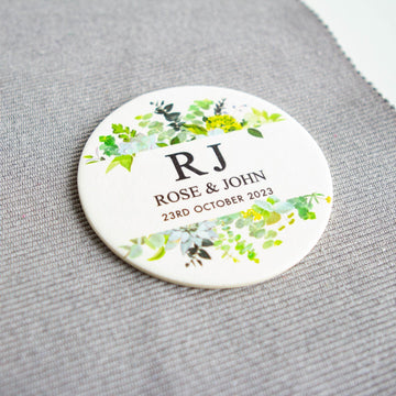 Custom printed Coasters - Bachelorette Party, Bespoke Coaster, Wedding party favour bomboniere, place card - Younique Gifts