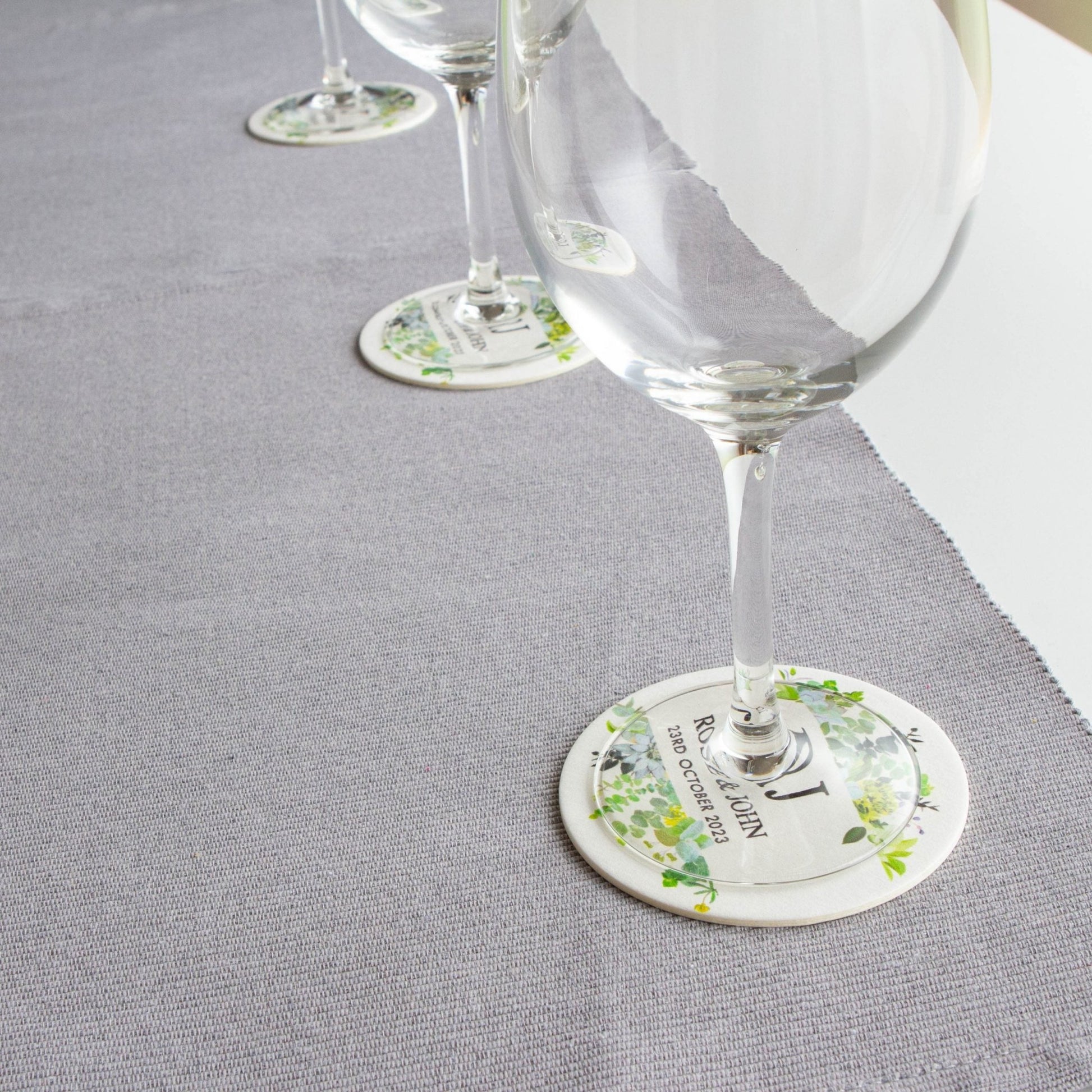 Custom printed Coasters - Bachelorette Party, Bespoke Coaster, Wedding party favour bomboniere, place card - Younique Gifts