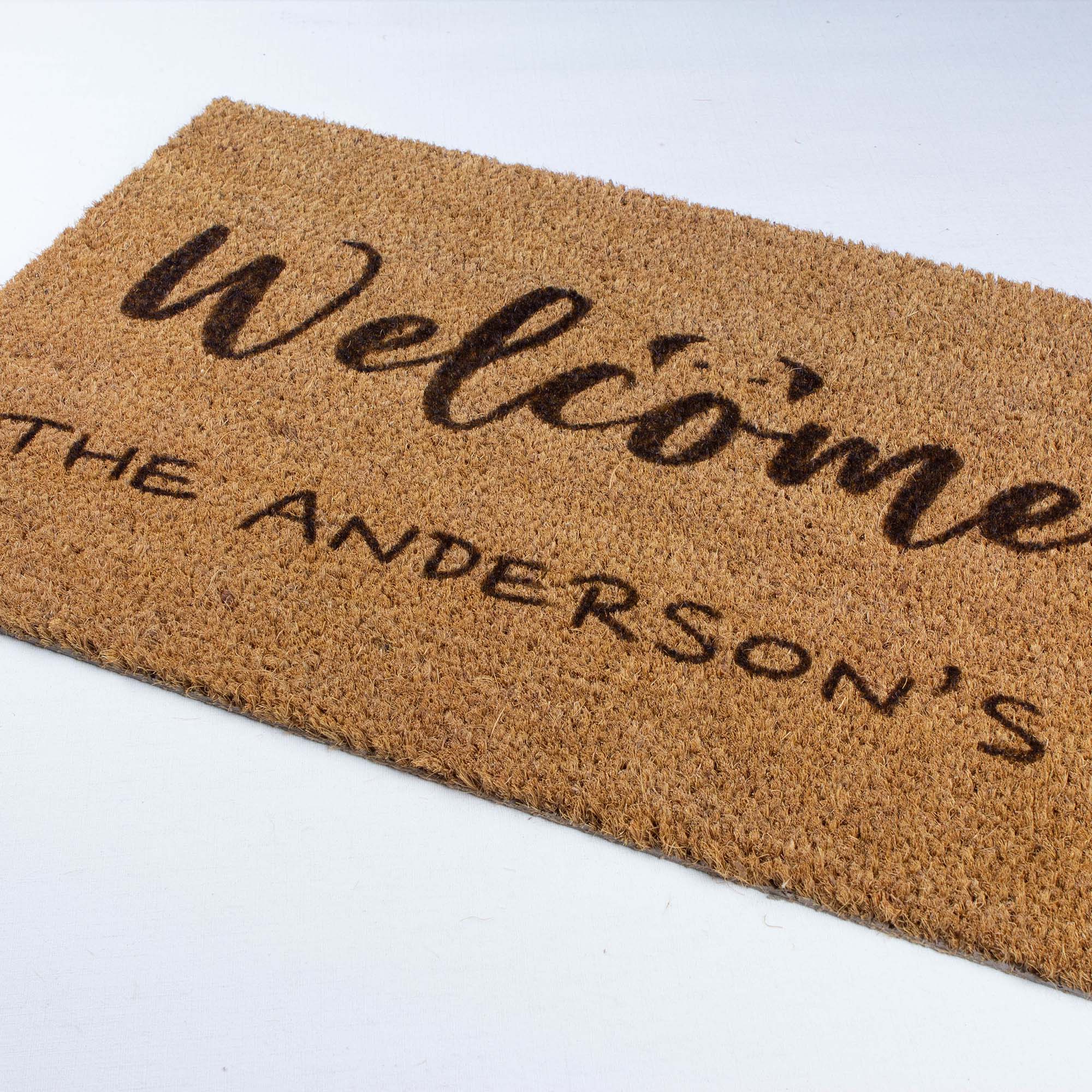 Personalised Doormat, Housewarming Gift