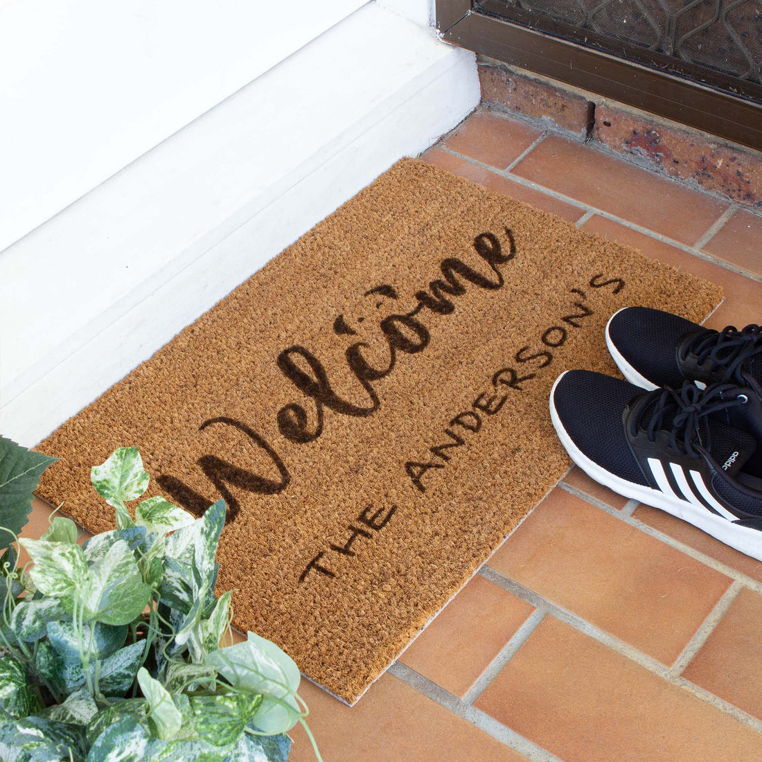 Personalised Doormat dog print-Welcome Door Mat-New Home Gift, Customised Doormat-Personalised Gift-Custom Gift-Housewarming Gift-Bride Gift