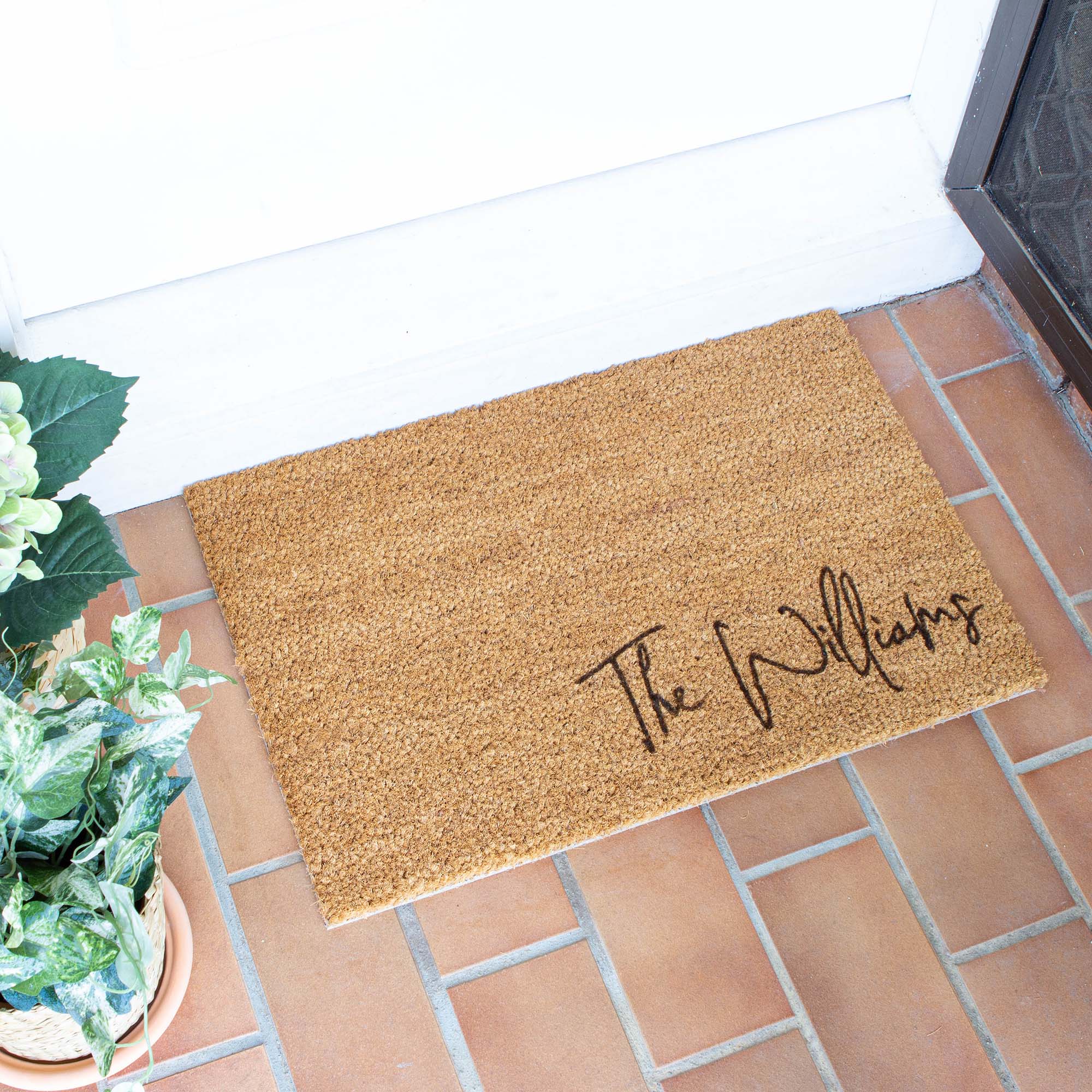 Personalised Family Name Doormat, Housewarming Gift