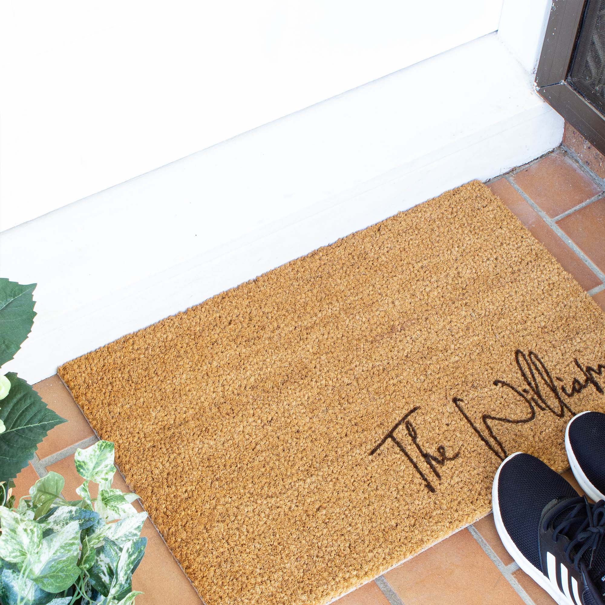 Personalised Family Name Doormat, Housewarming Gift