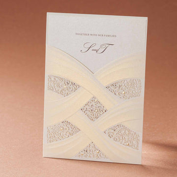 Laser cut wedding invitations - CW060 - Personalised - Younique Gifts Melbourne