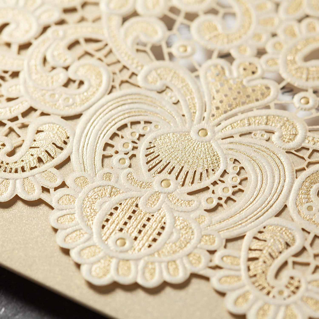 Laser cut wedding invitations - CW072 - Personalised Invitations - Younique Gifts Melbourne