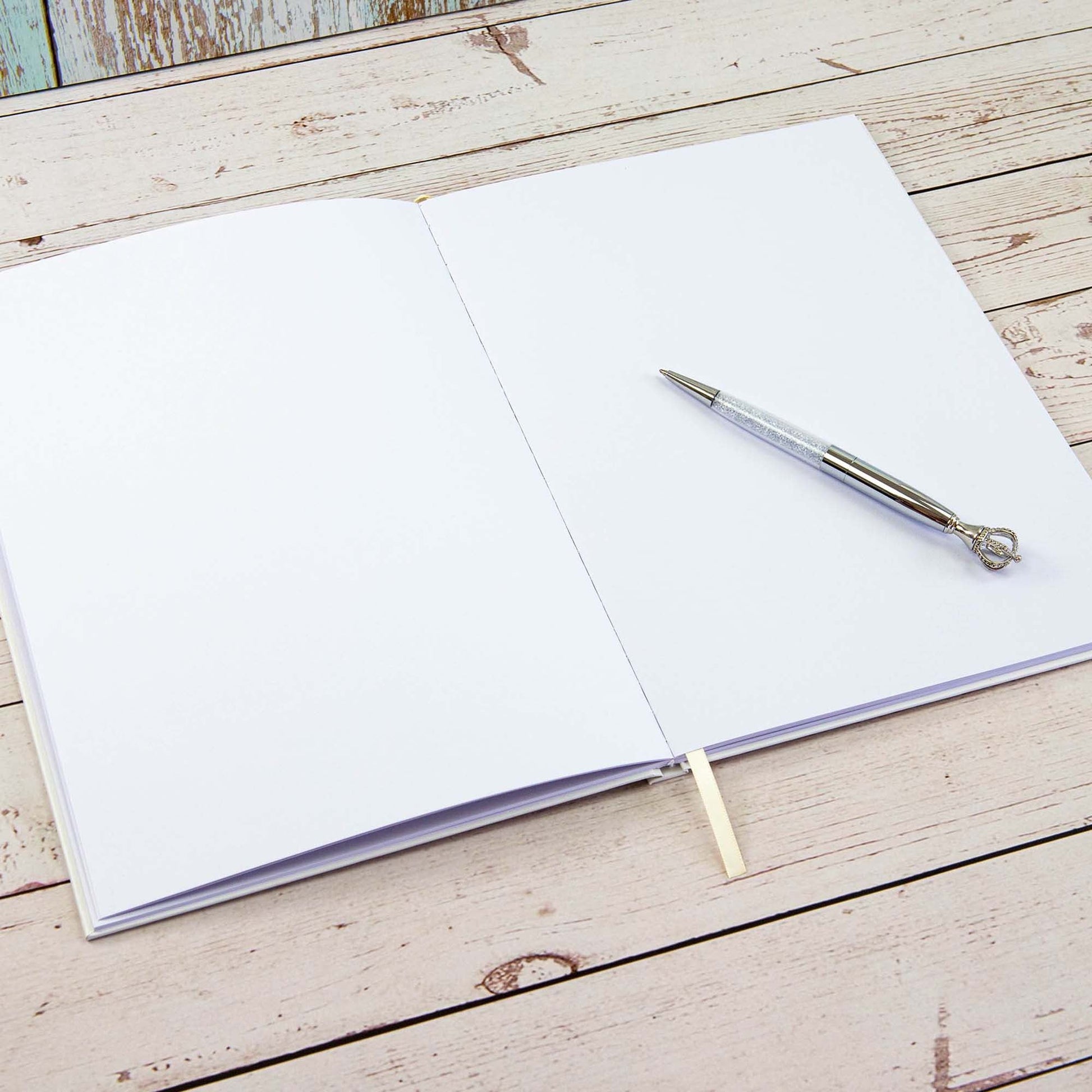 Minimalist Cursive Font Personalised Wedding Guest Book - Personalised Guest book - Younique Gifts Melbourne