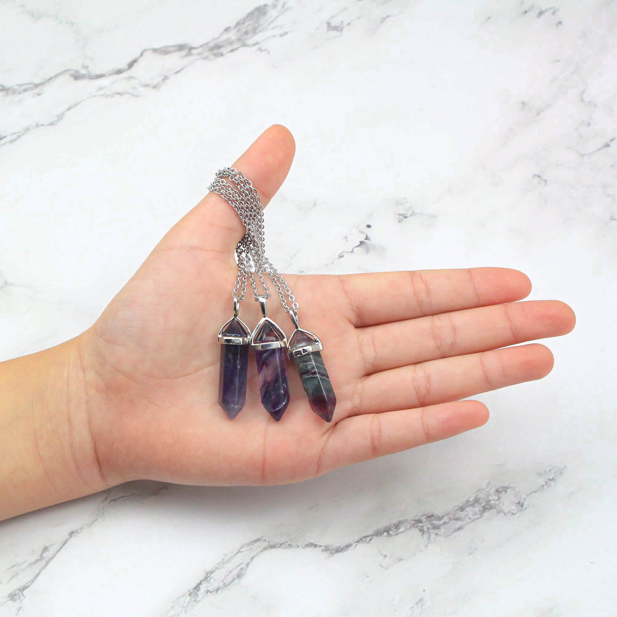 Pendant Necklace, Crystal Pendant Necklace, Healing Stone, Chakra Stone, Gemstone Pendant