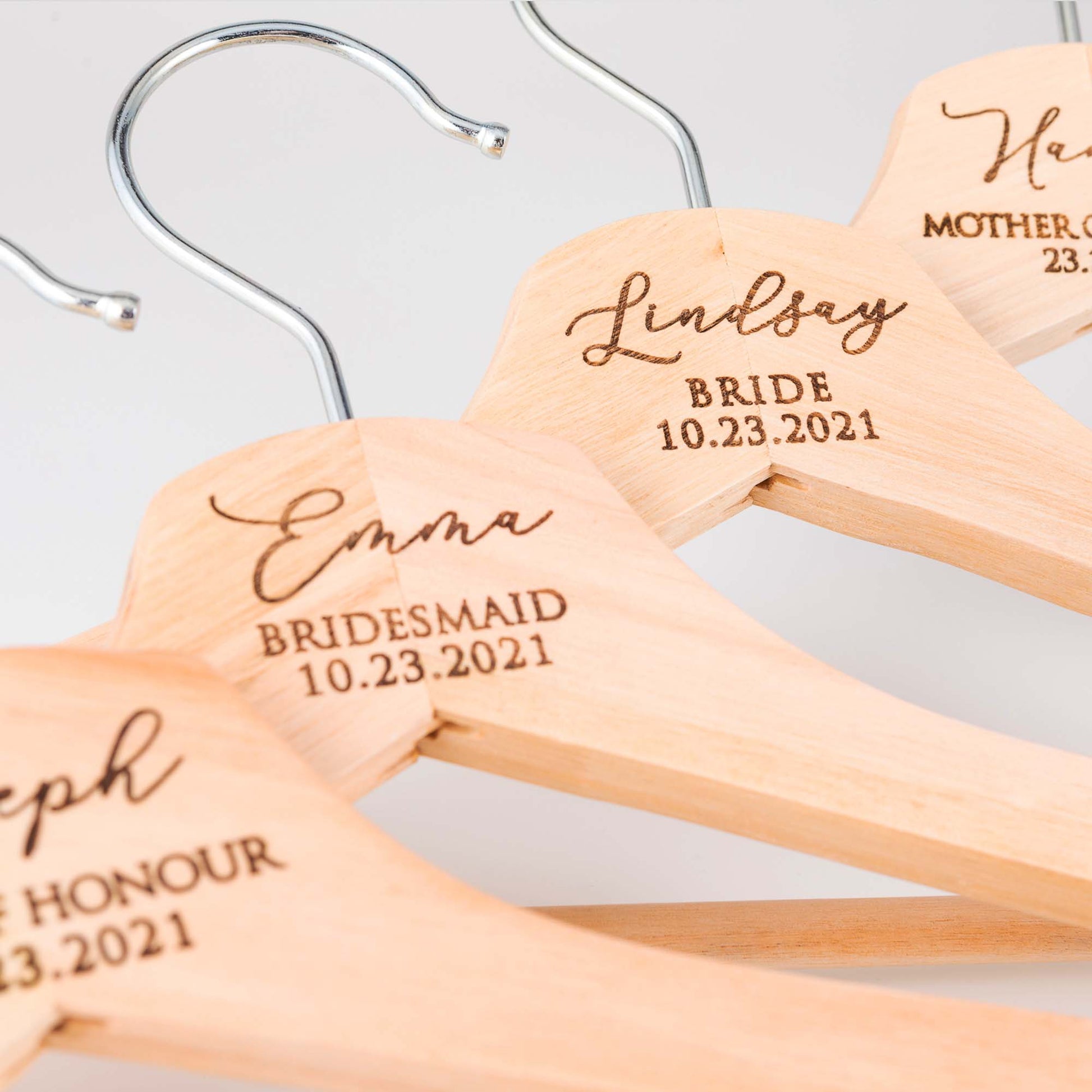 Personalised Bridal Coat and Wedding Dress Hanger - Personalised - Younique Gifts Melbourne