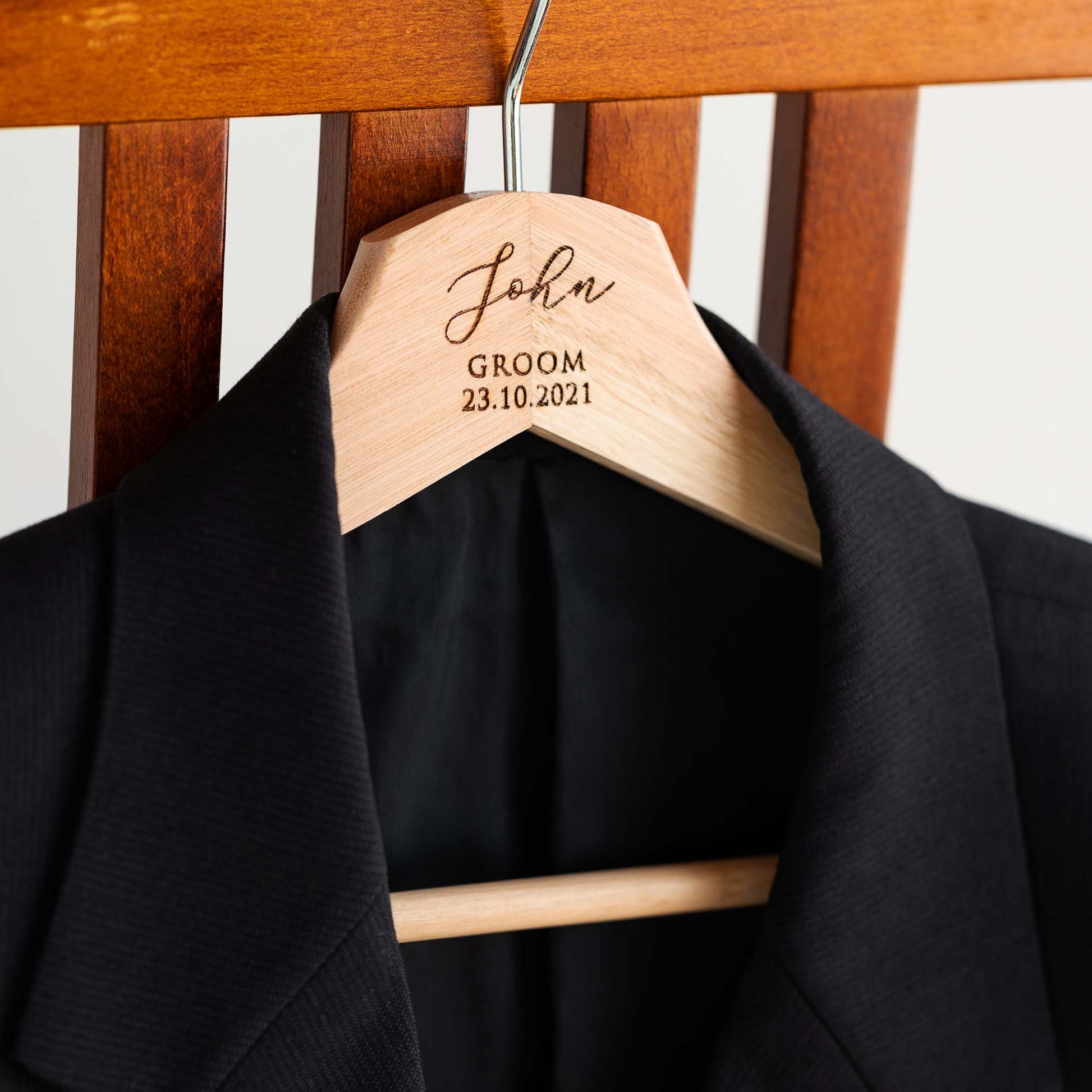 Personalised Bridal Coat and Wedding Dress Hanger - Personalised - Younique Gifts Melbourne