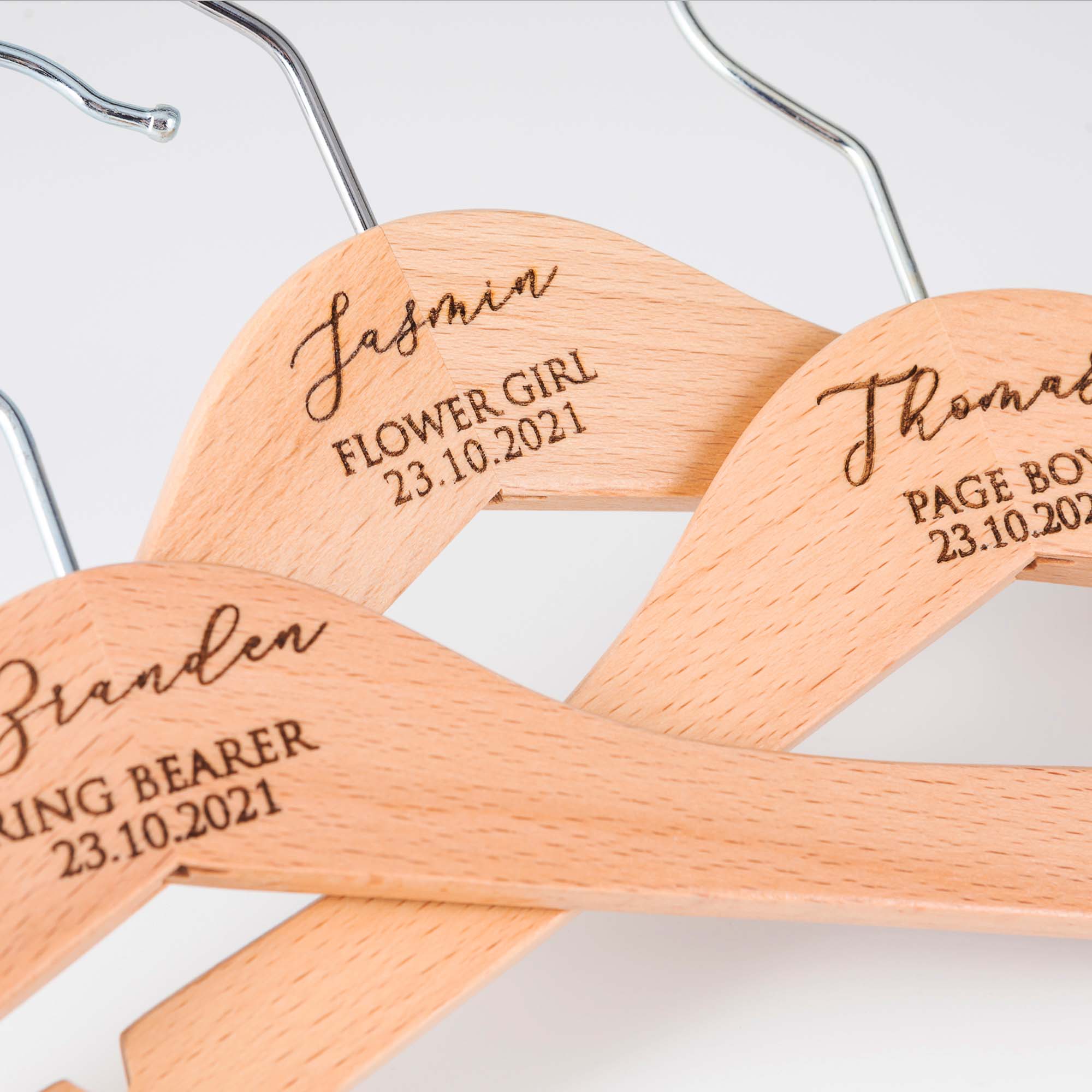 Personalised Bridal Coat and Wedding Dress Hanger - Personalised - Younique Gifts Melbourne