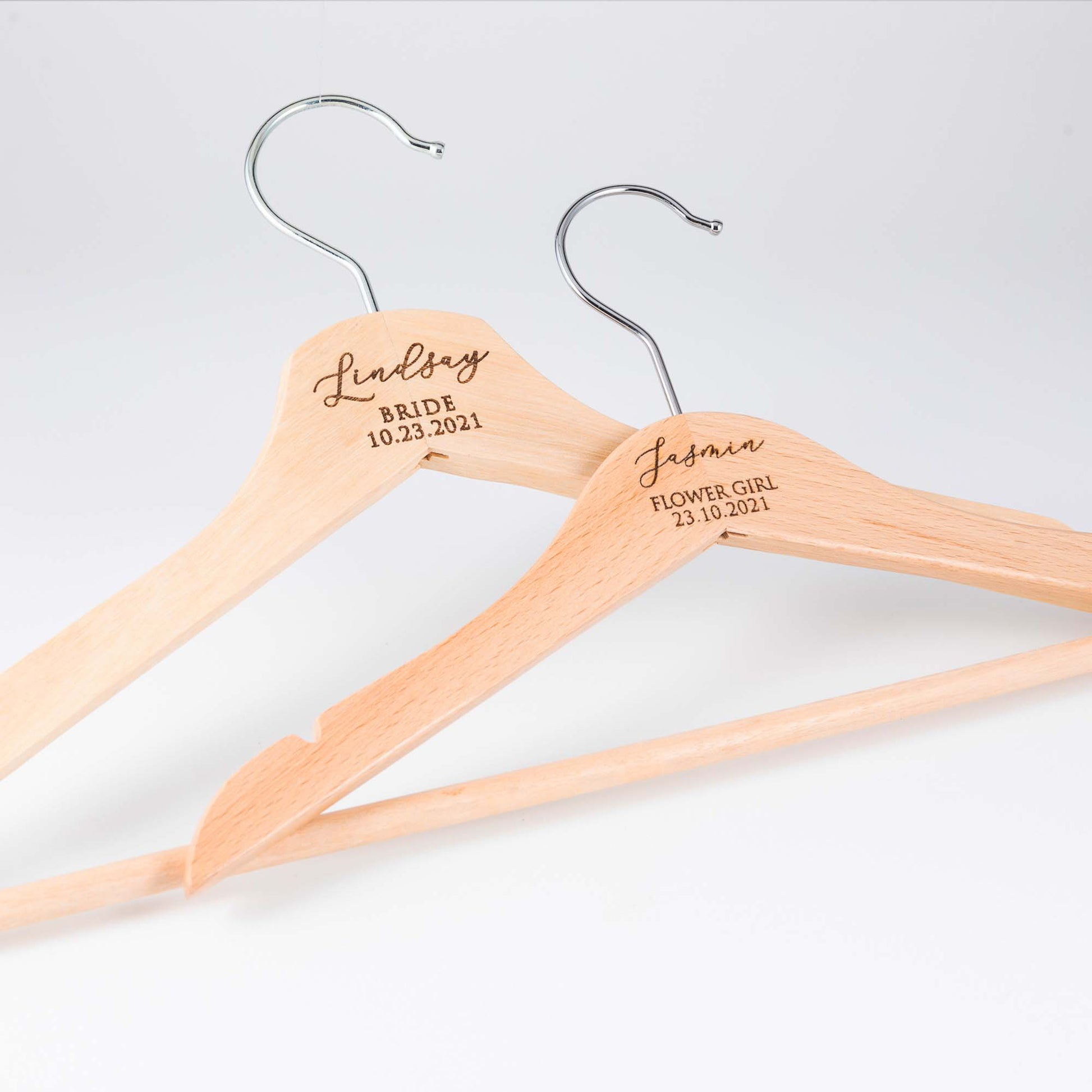 Personalised Bridal Coat and Wedding Dress Hanger - Personalised - Younique Gifts Melbourne