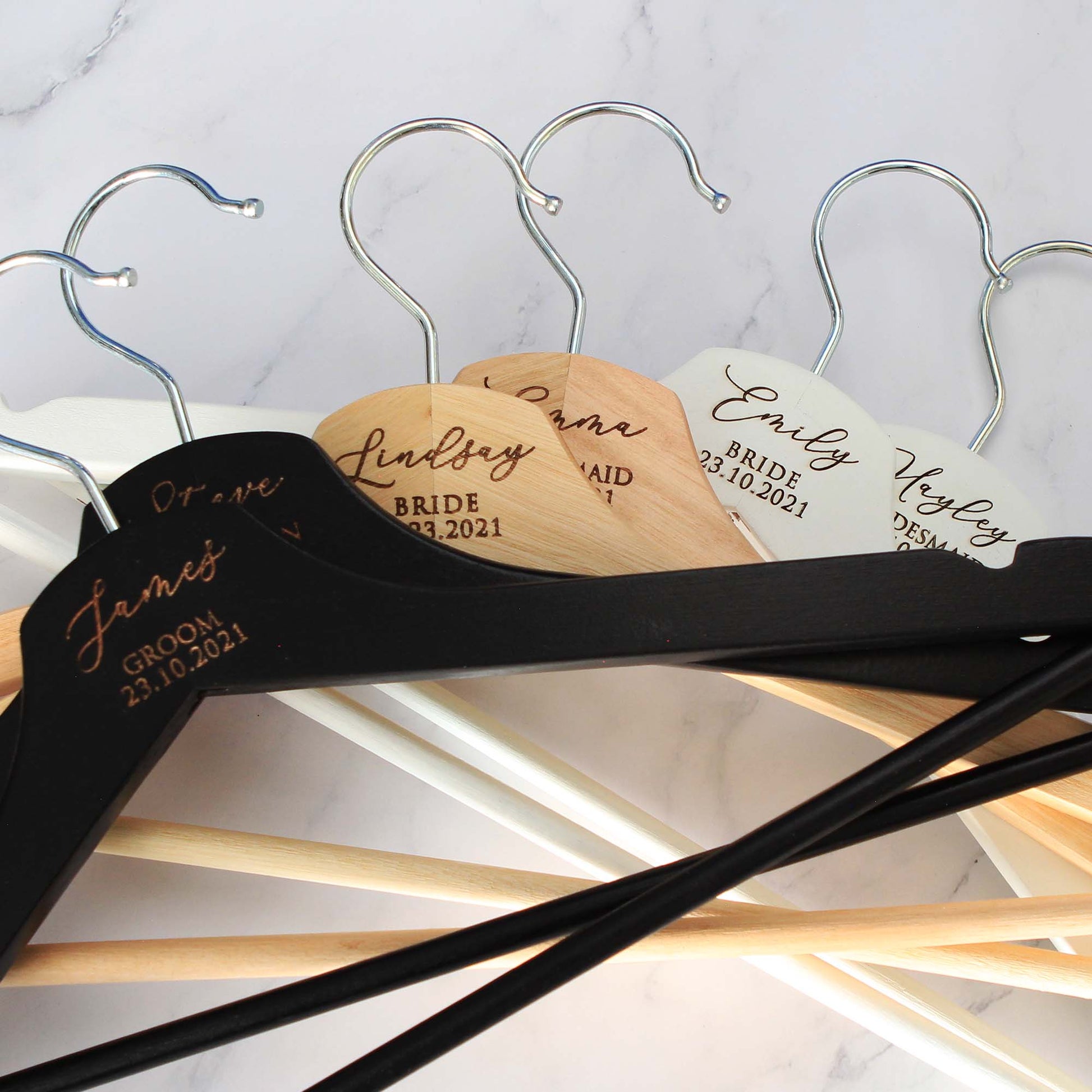 Personalised Bridal Coat and Wedding Dress Hanger - Personalised - Younique Gifts Melbourne