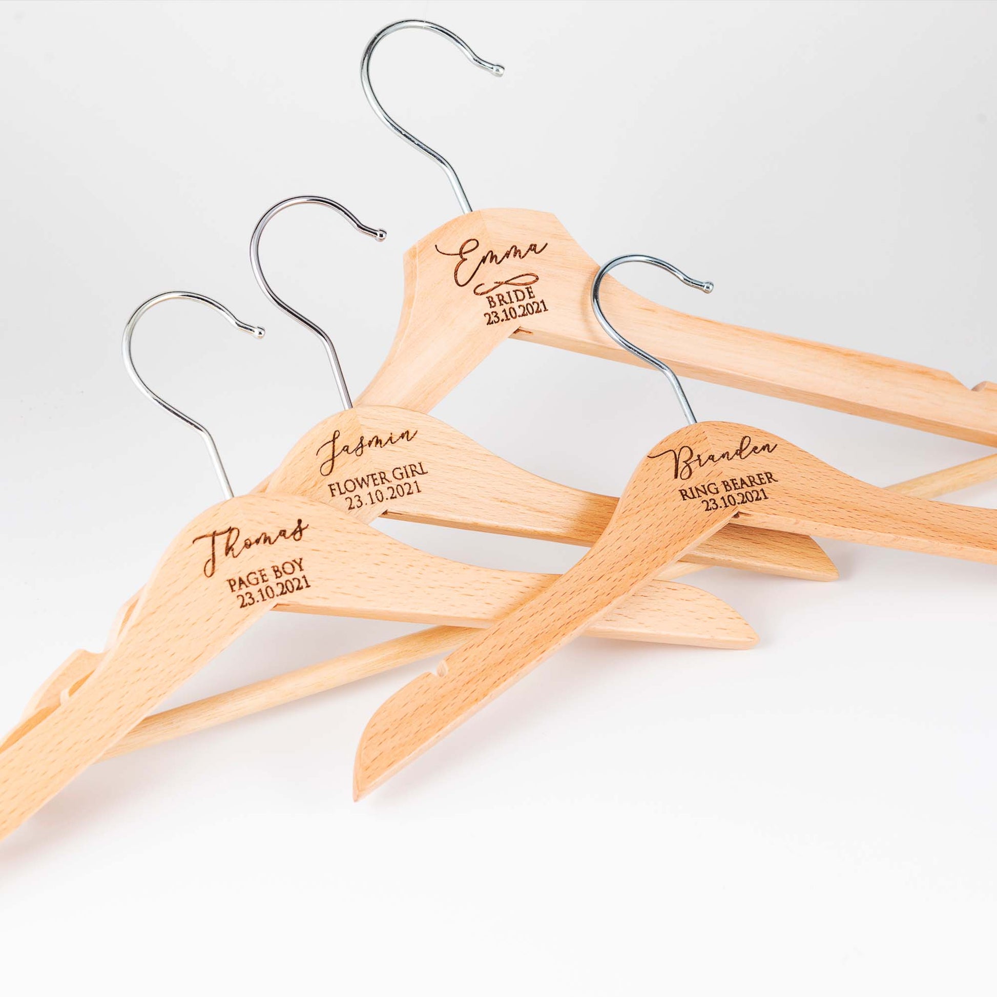 Personalised Bridal Coat and Wedding Dress Hanger - Personalised - Younique Gifts Melbourne