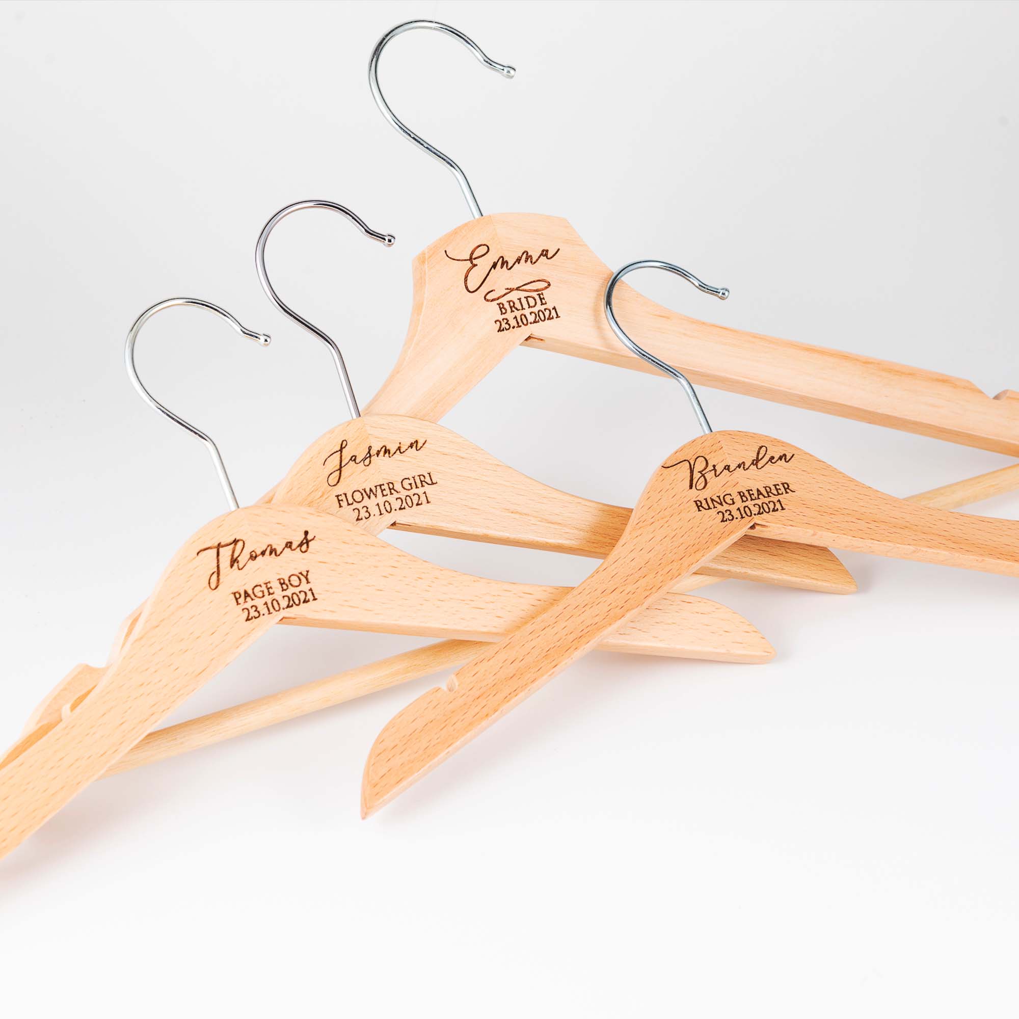 Personalised Bridal Coat and Wedding Dress Hanger - Personalised - Younique Gifts Melbourne