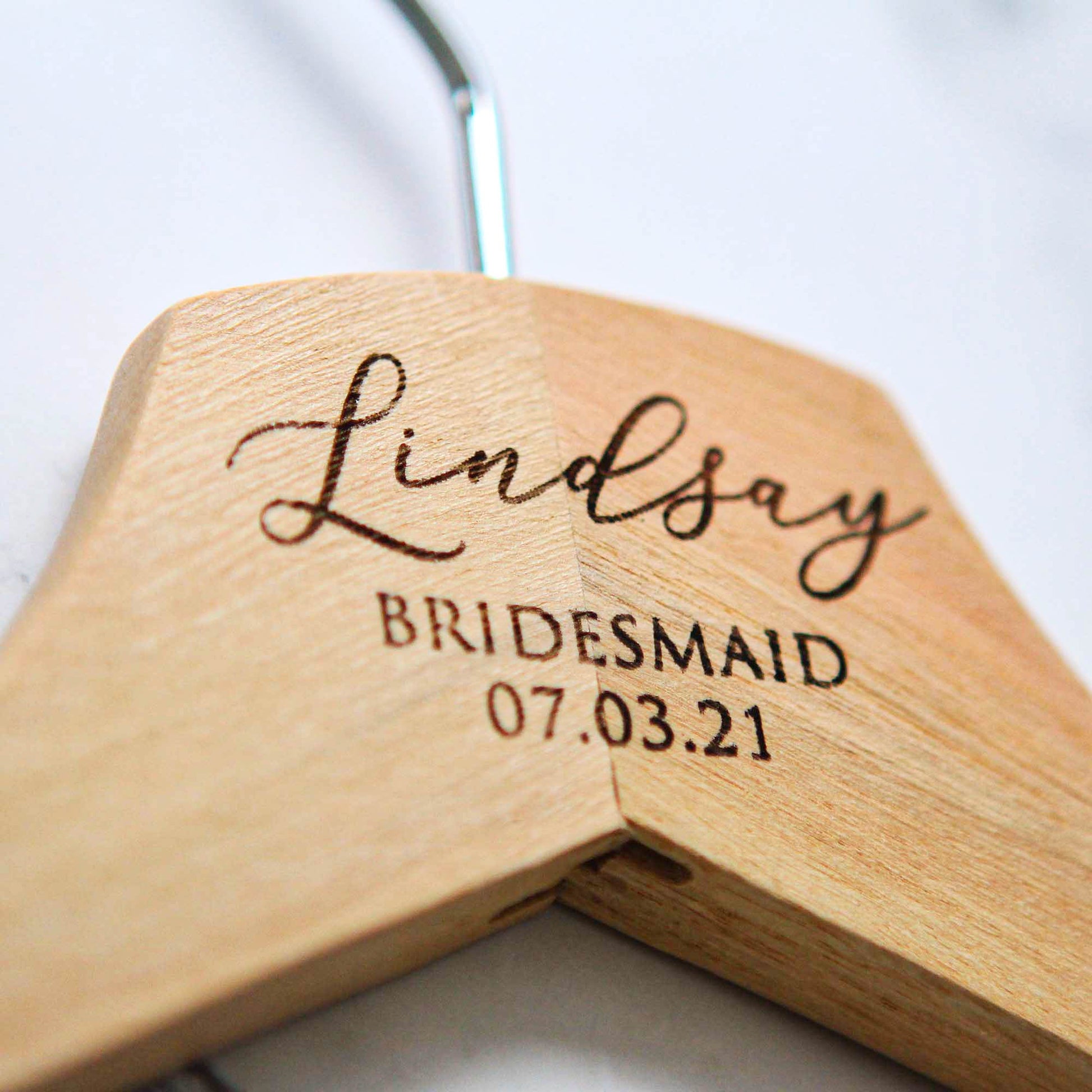 Personalised Bridal Coat and Wedding Dress Hangers - Personalised - Younique Gifts Melbourne