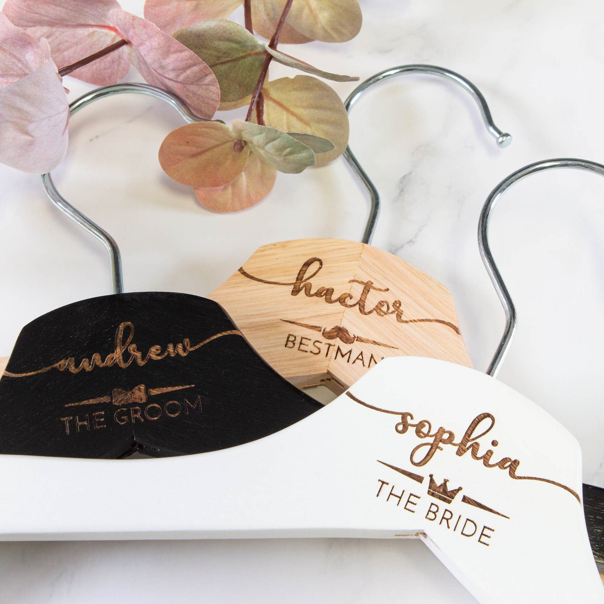 Personalised Coat Hanger, Bridesmaid Dress Hanger, Wedding Dress Hanger - Personalised - Younique Gifts Melbourne