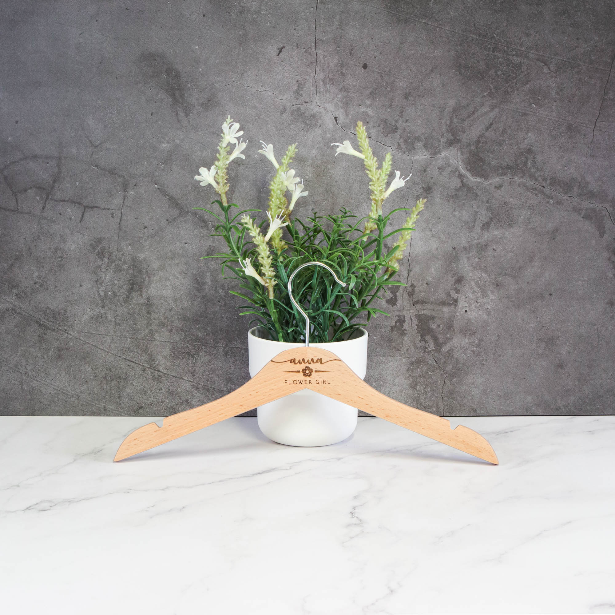 Personalised Coat Hanger, Bridesmaid Dress Hanger, Wedding Dress Hanger - Personalised - Younique Gifts Melbourne