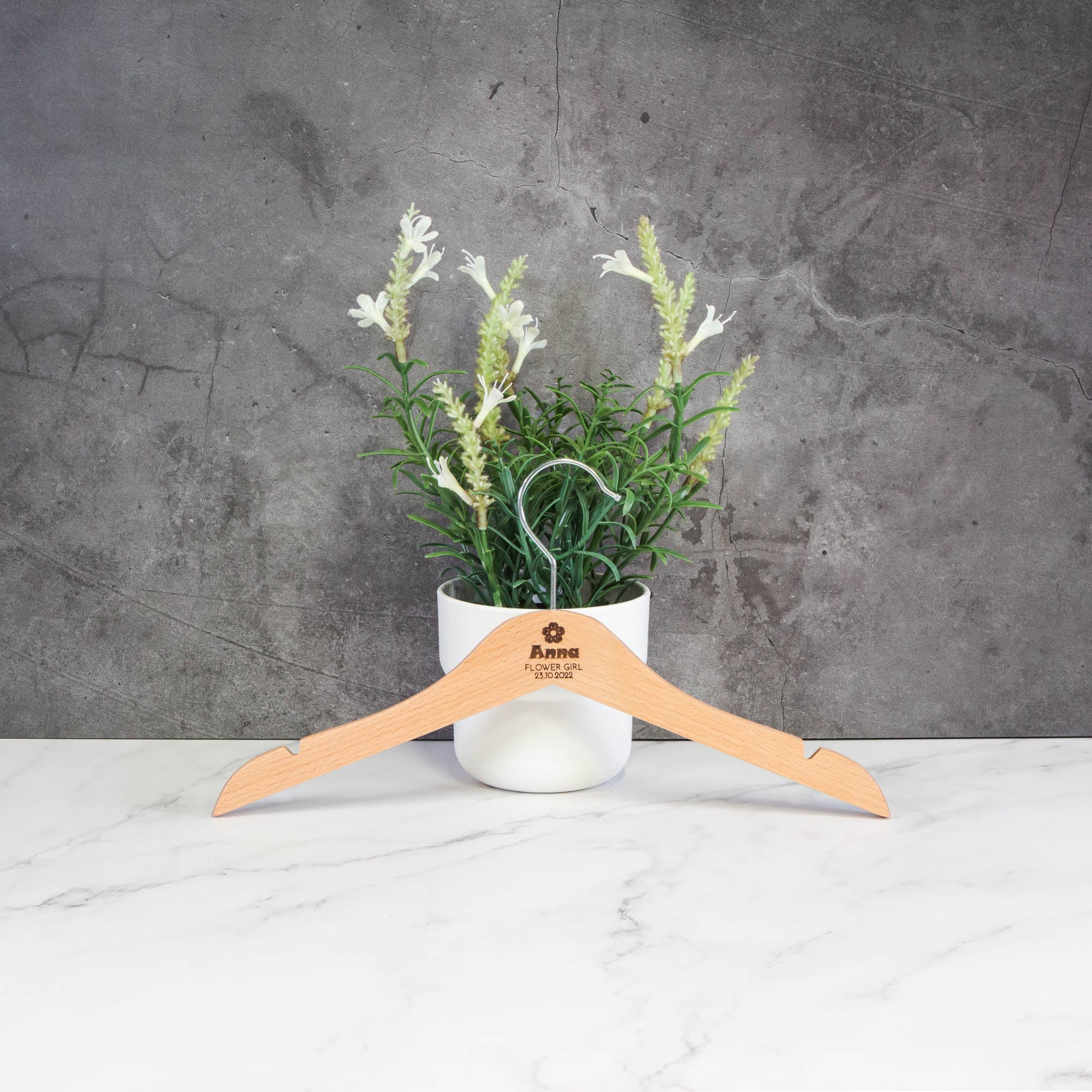 Personalised Coat Hanger, Bridesmaid Dress Hanger, Wedding Dress Hanger - Personalised - Younique Gifts Melbourne
