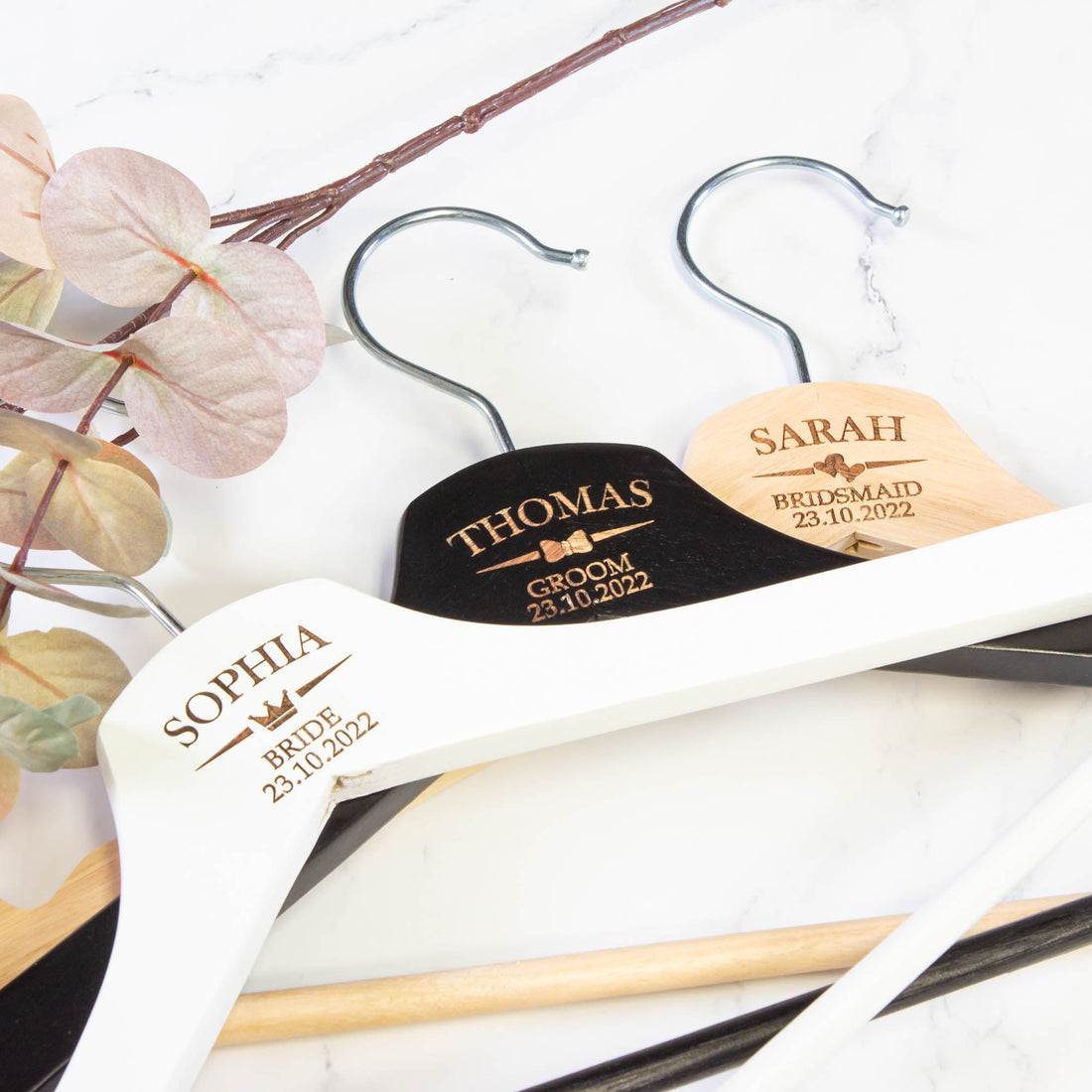Personalised Coat Hanger, Bridesmaid Dress Hanger, Wedding Dress Hanger - Personalised - Younique Gifts Melbourne