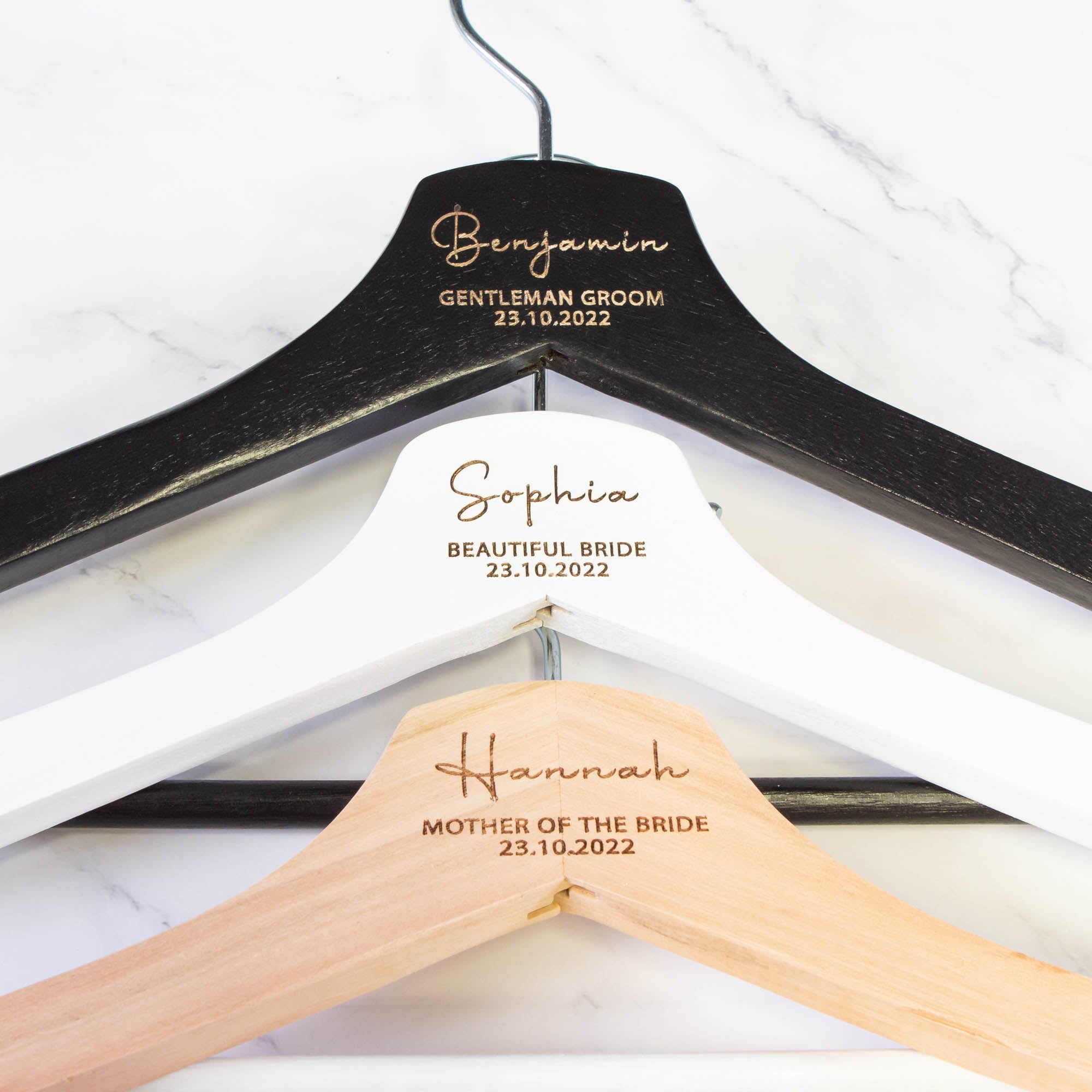 Personalised Coat Hanger, Bridesmaid Dress Hanger, Wedding Dress Hanger - Personalised - Younique Gifts Melbourne